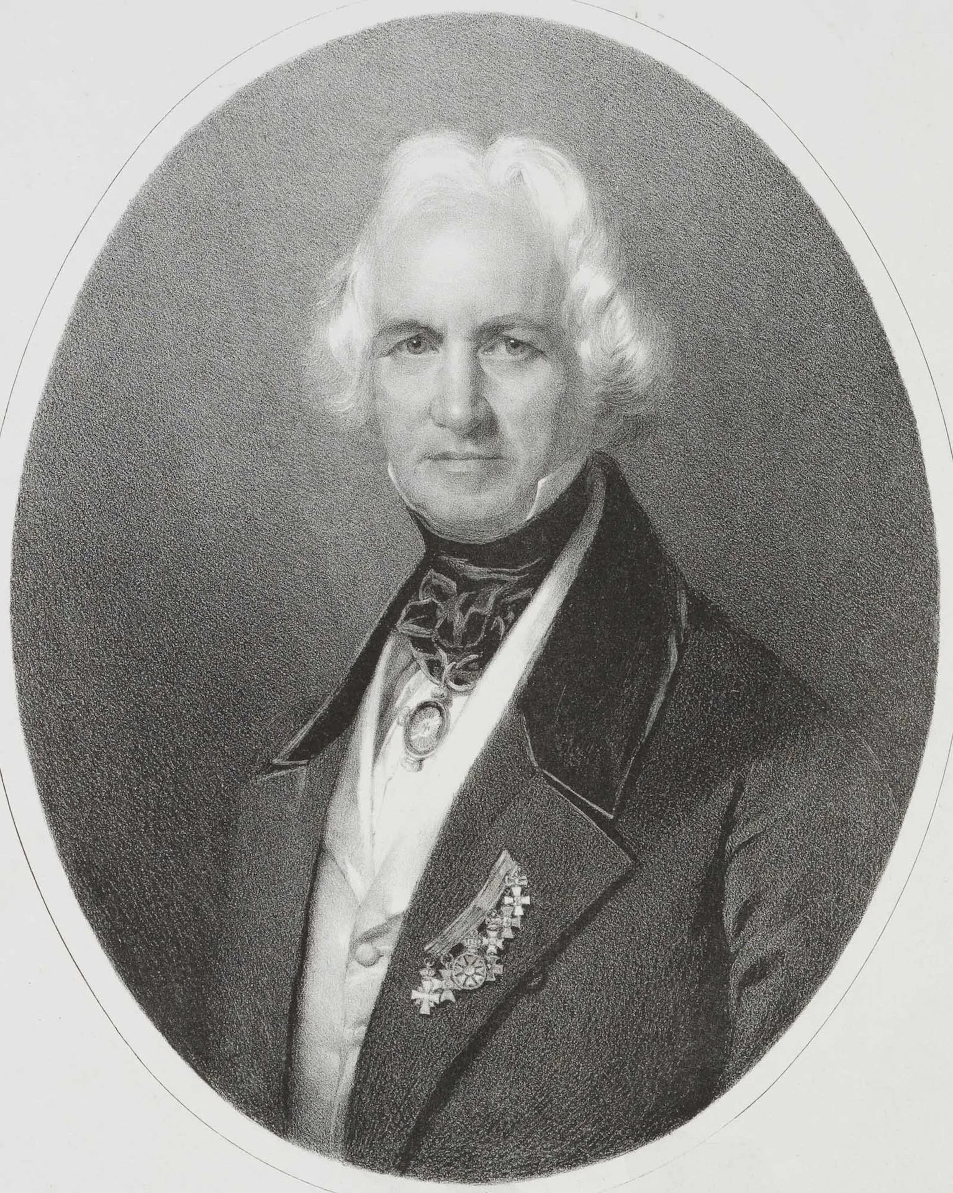 J. FRIEDLEIN (*1771) after L'ALLEMAND (*1809), Portrait of Christian