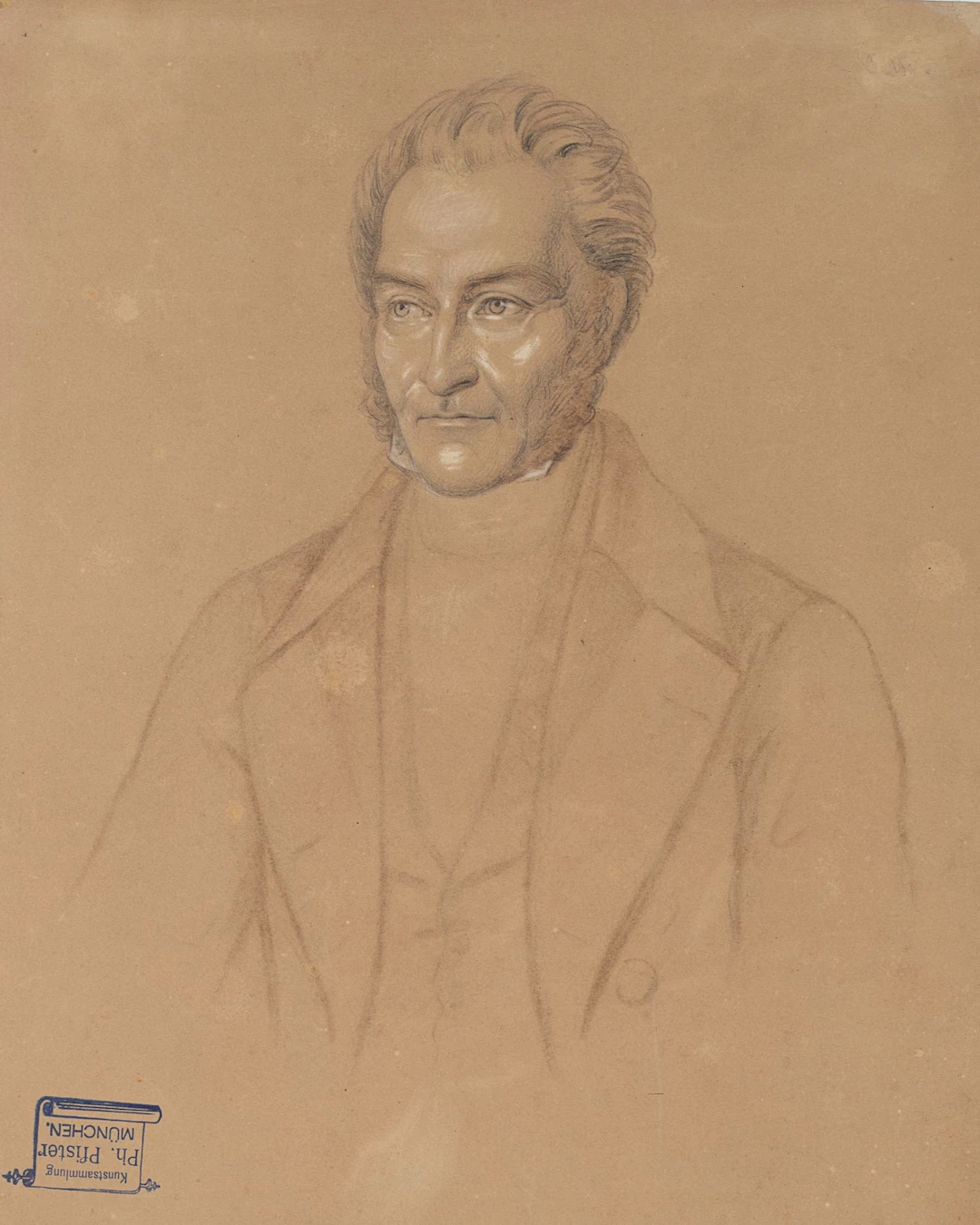 A. SABBADINI (19th), Portrait of an elegant gentleman with sideburns