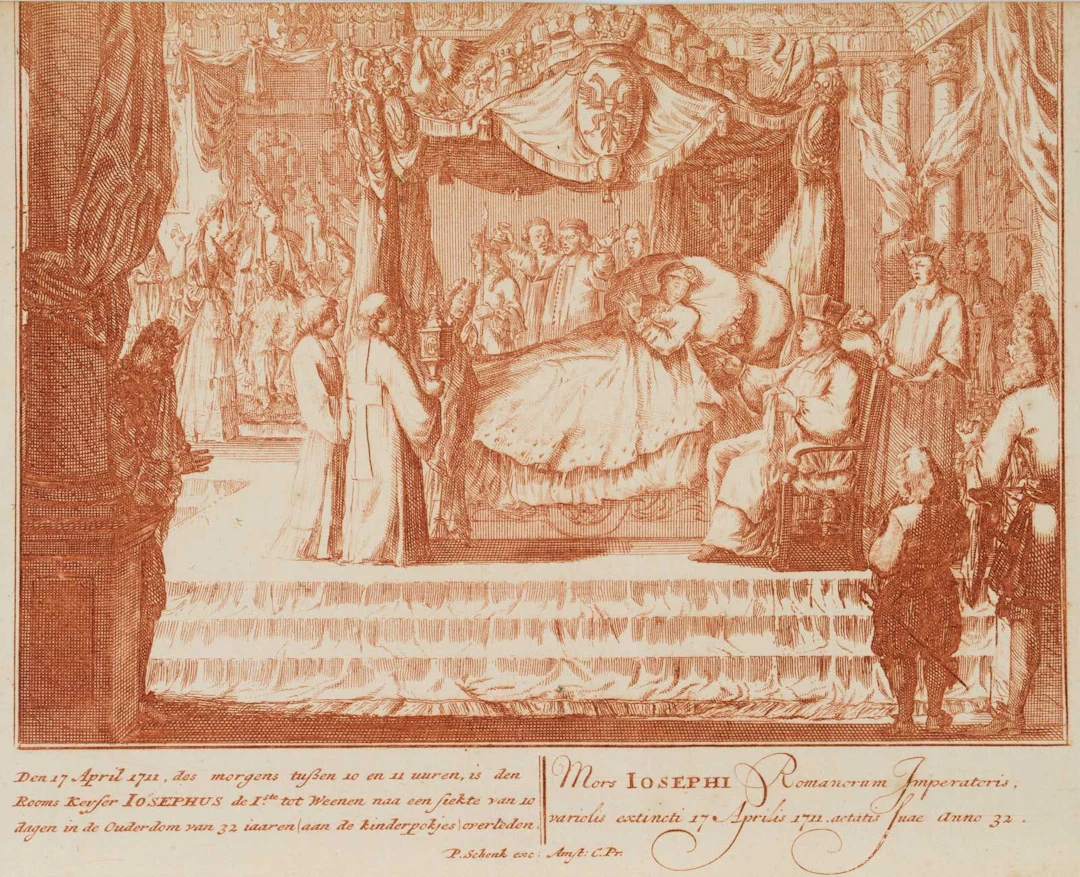 P. SCHENK (1653–1713), The Death of Emperor Joseph I in 1711, circa