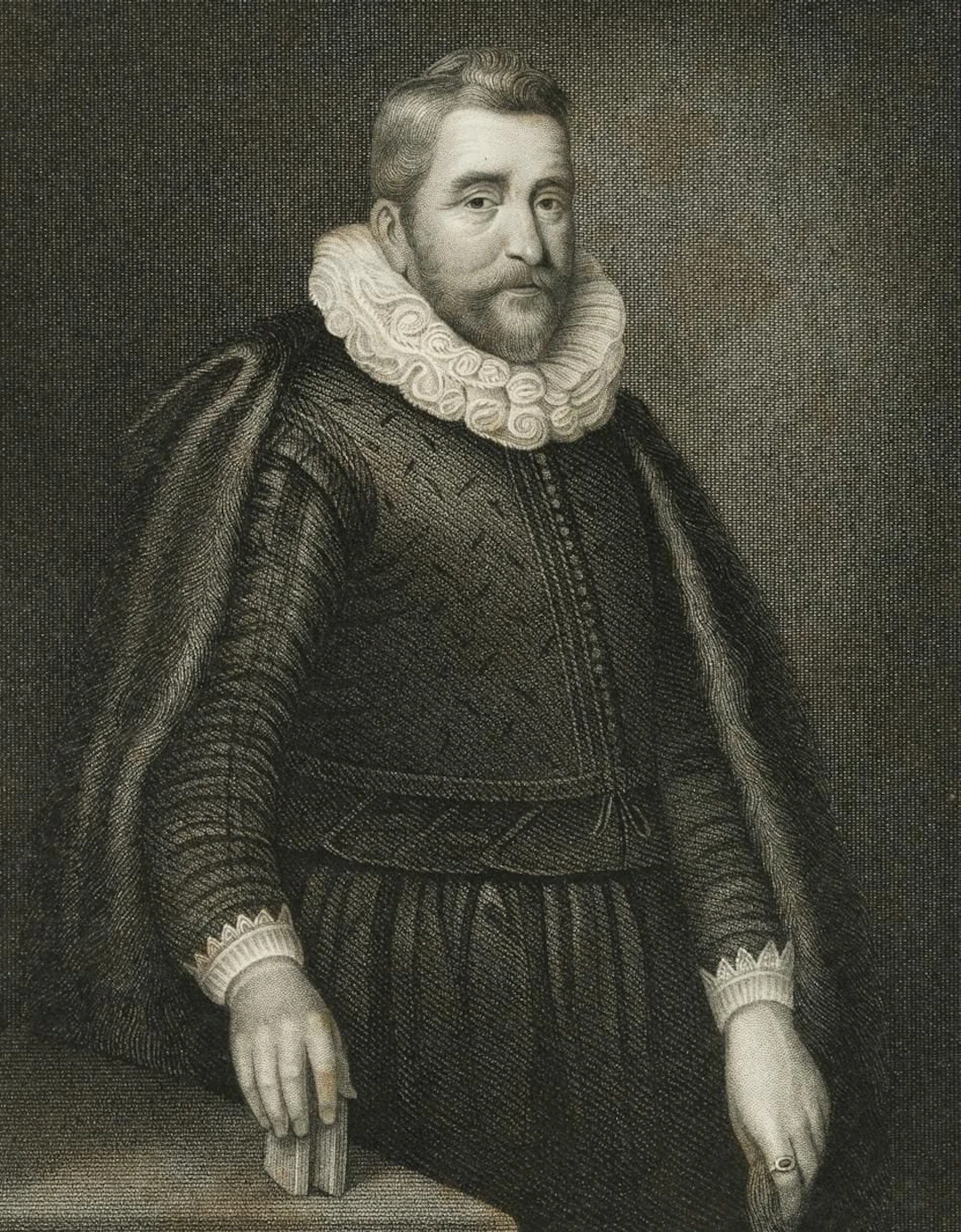 J. COCHRAN (1821-1865), Sir Henry Wotton, around 1831, Steel engraving