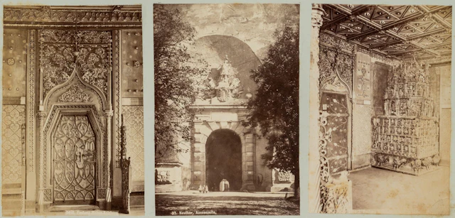 F. WÜRTHLE (1820–1902), Details of Hohensalzburg Fortress, around