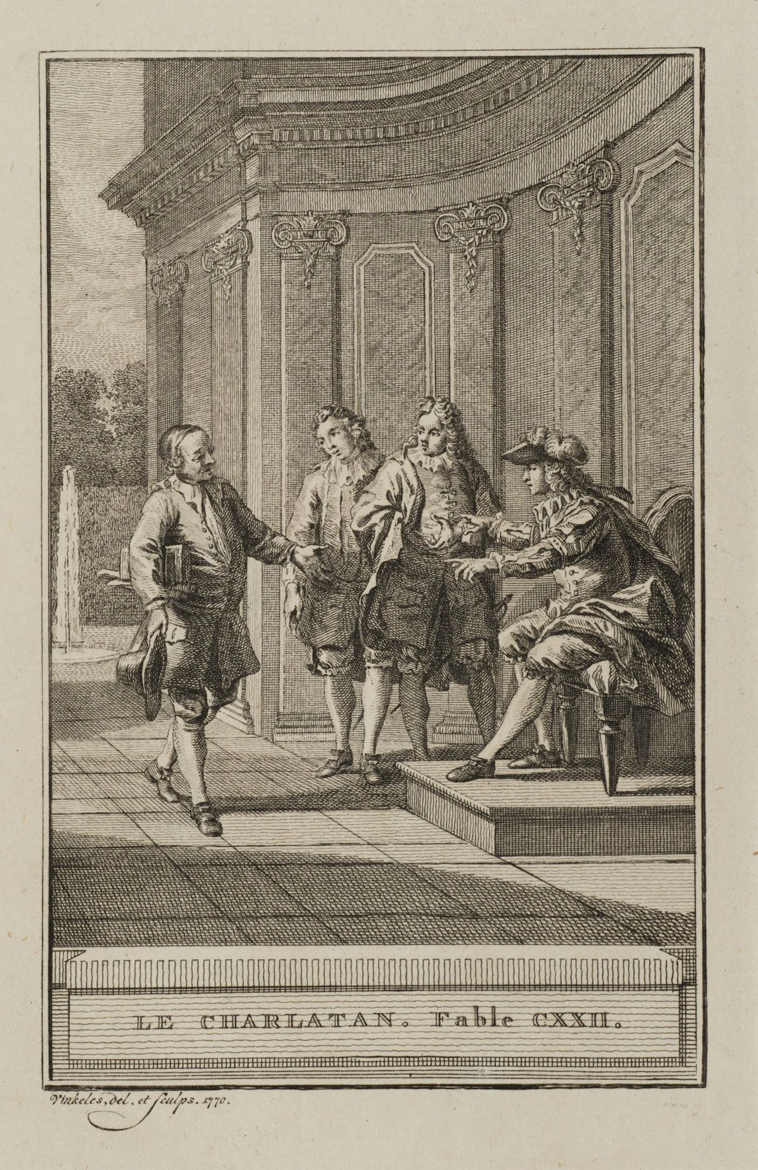 R. VINKELES (1741–1816), *The Charlatan*, 1770, etching Reinier Vinkeles