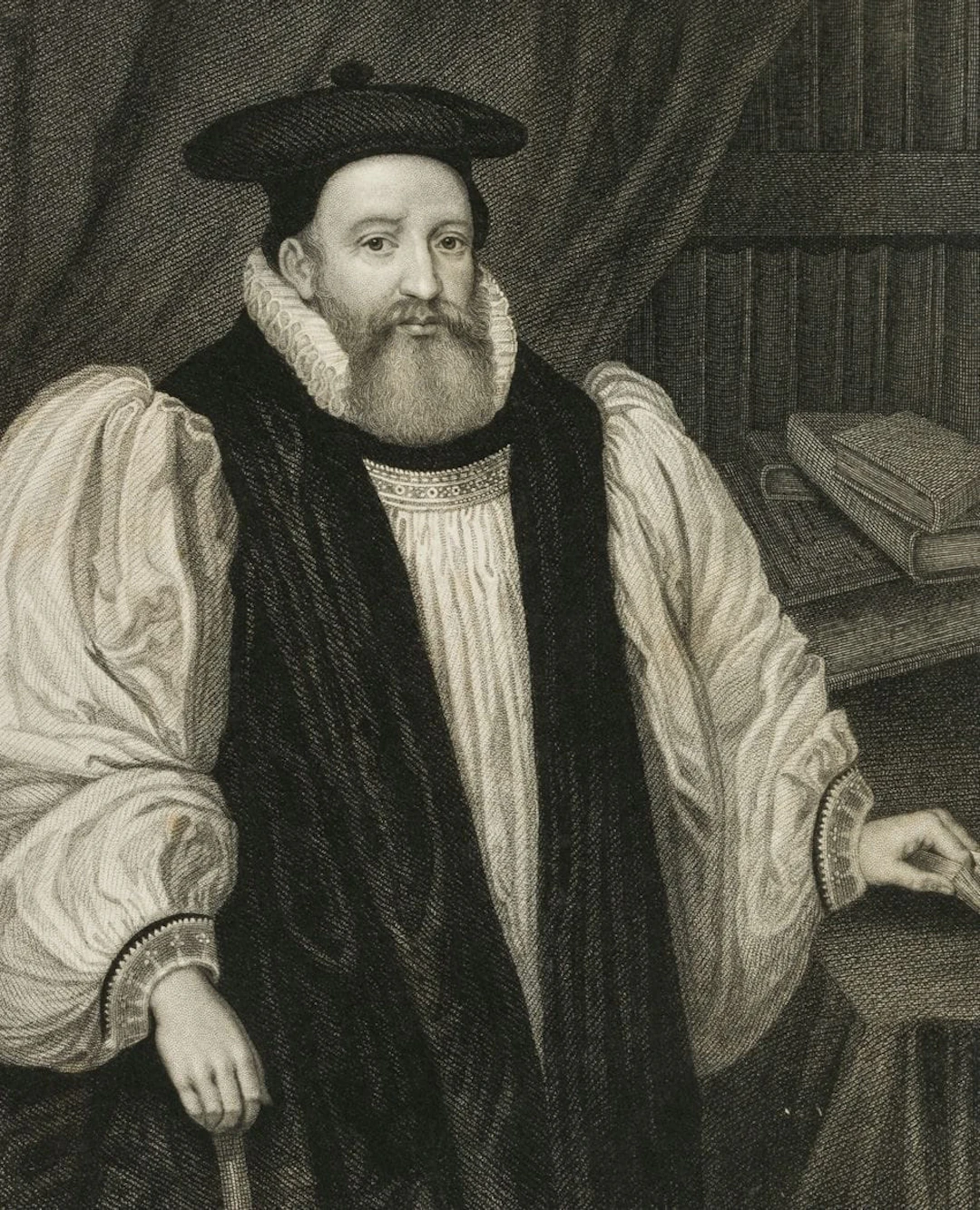 W. MOTE (1803-1871), George Abbot, around 1840, Steel engraving William