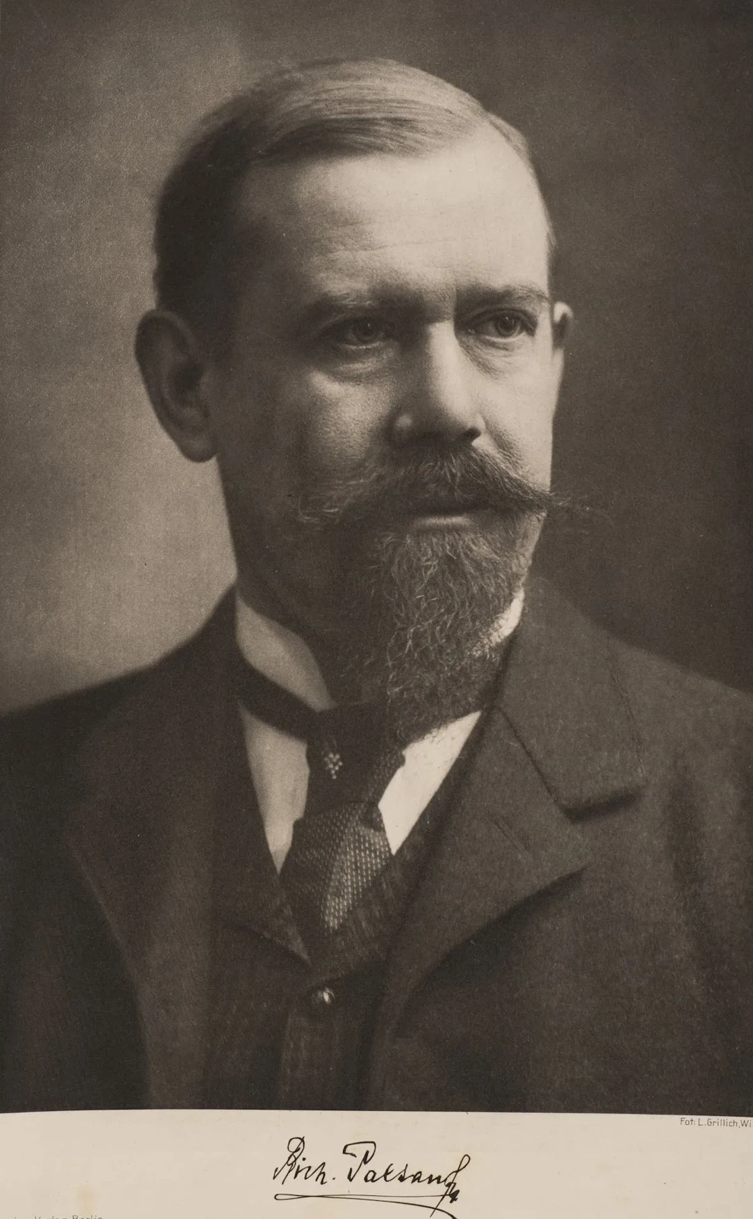 L. GRILLICH (1856-1926), Portrait of Richard Paltauf, Photogravure