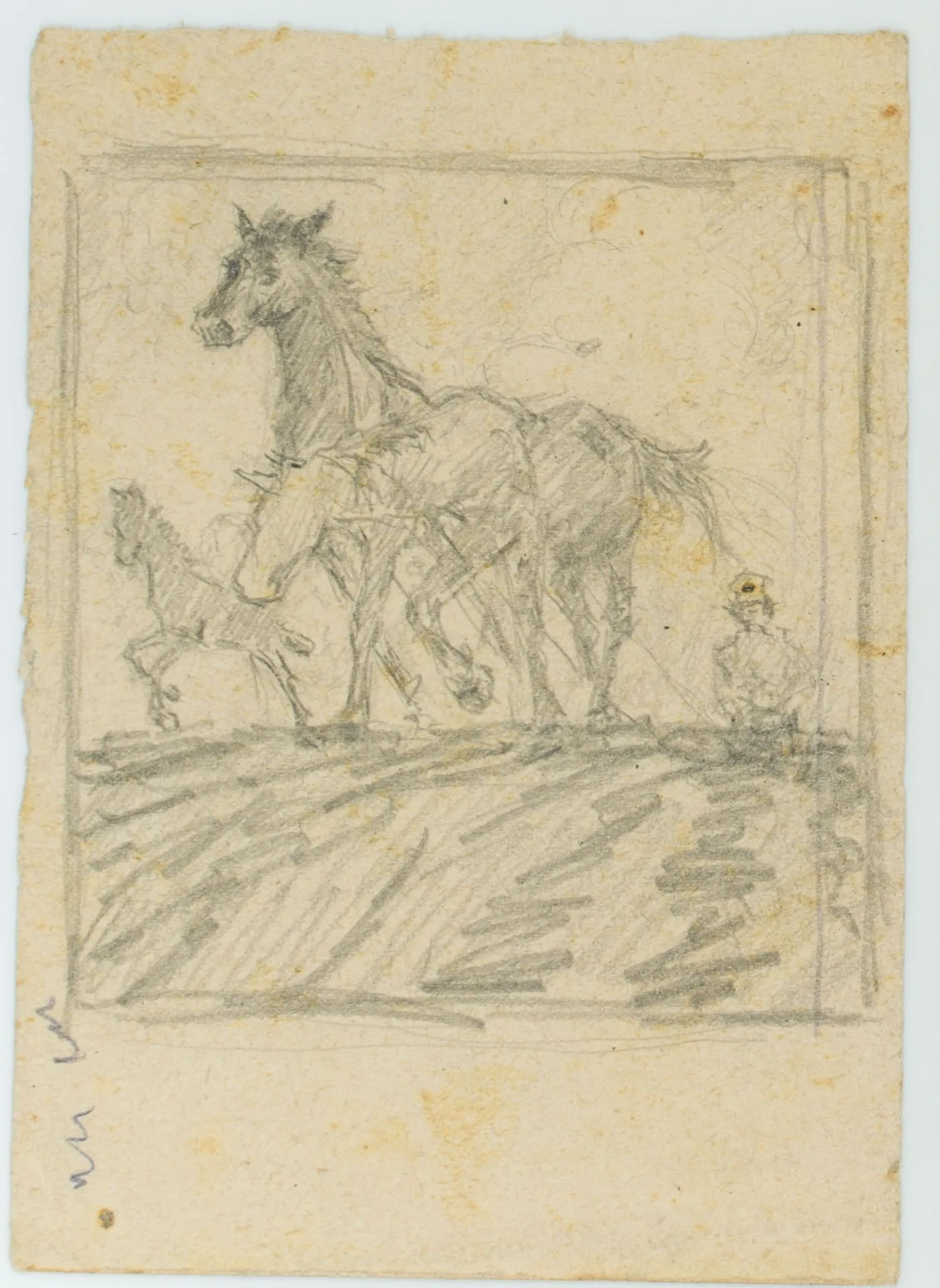 Unknown (20th), Eight designs, horse-drawn carriages, around 1930