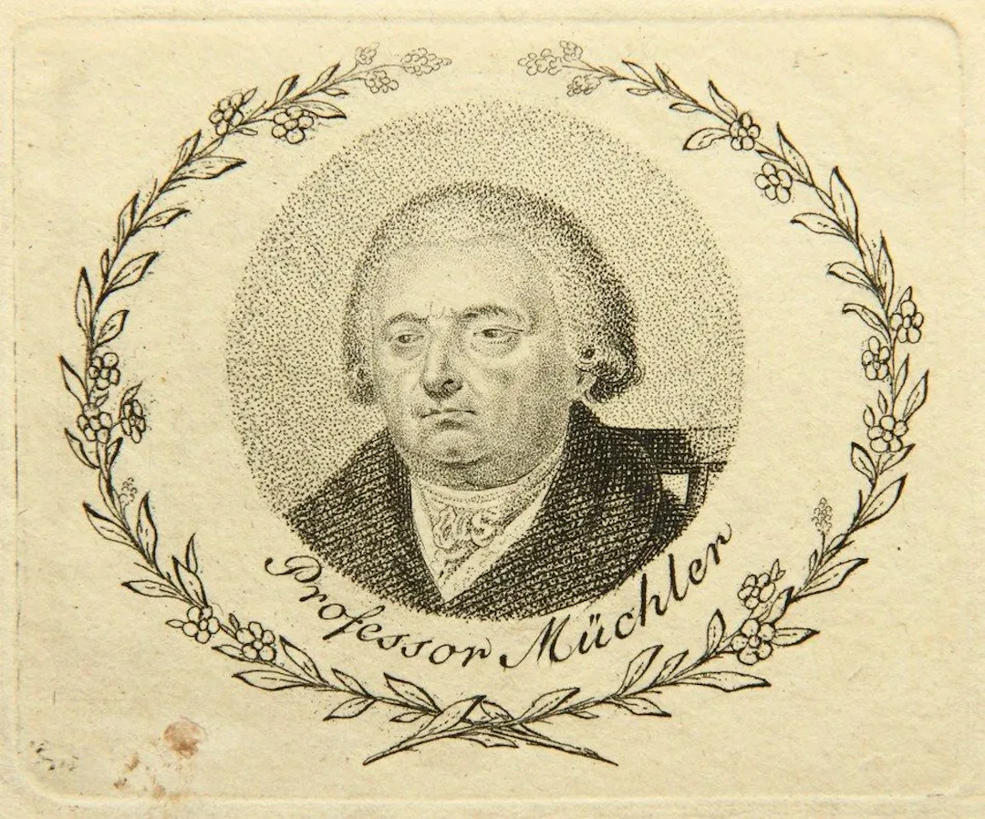 After ARNDT (*1750), Portrait of Prof. Müchler (b. 1763), etching