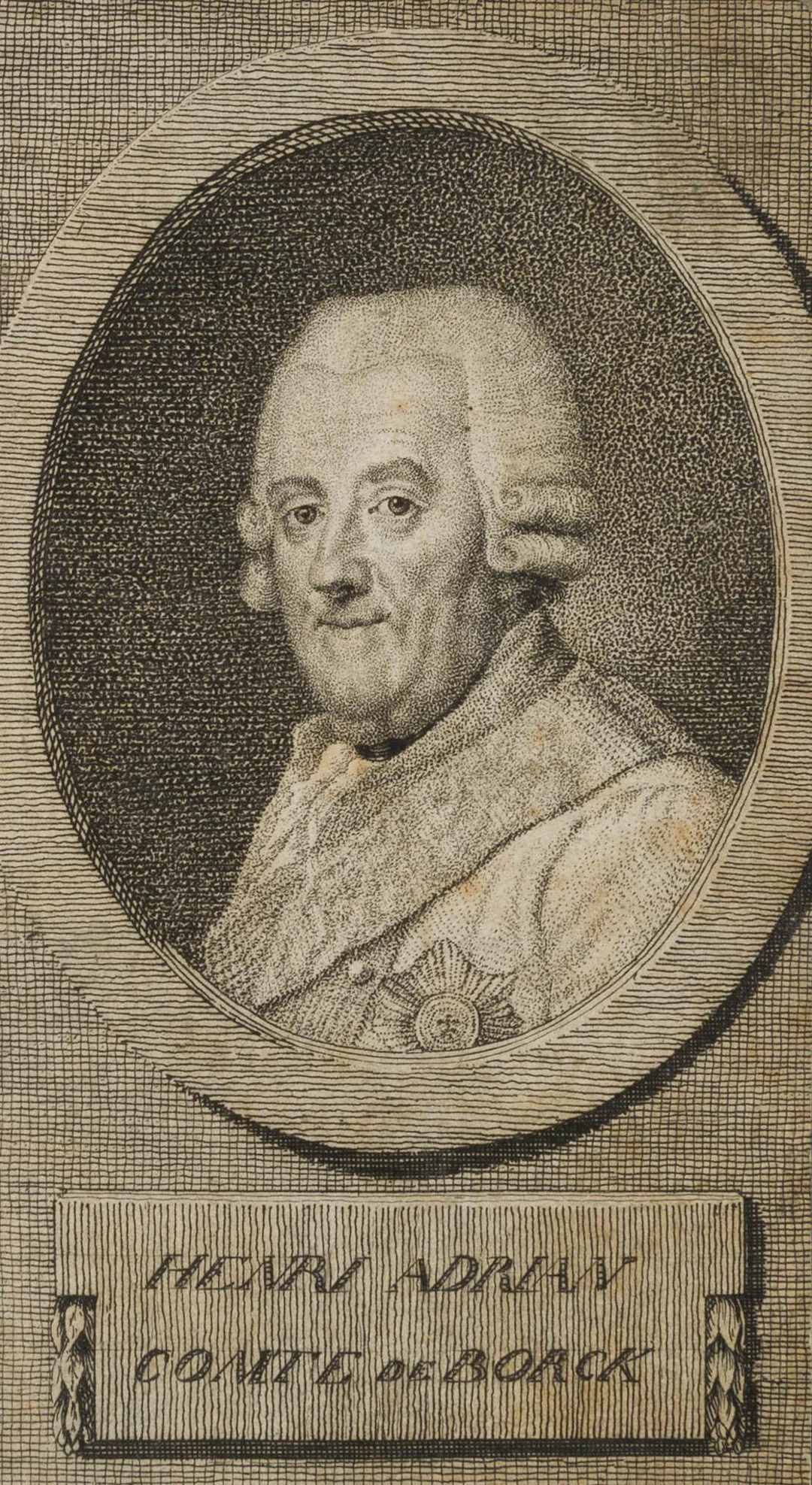 Unknown (18th century), Henri Adrien, Count of Borock, around 1790