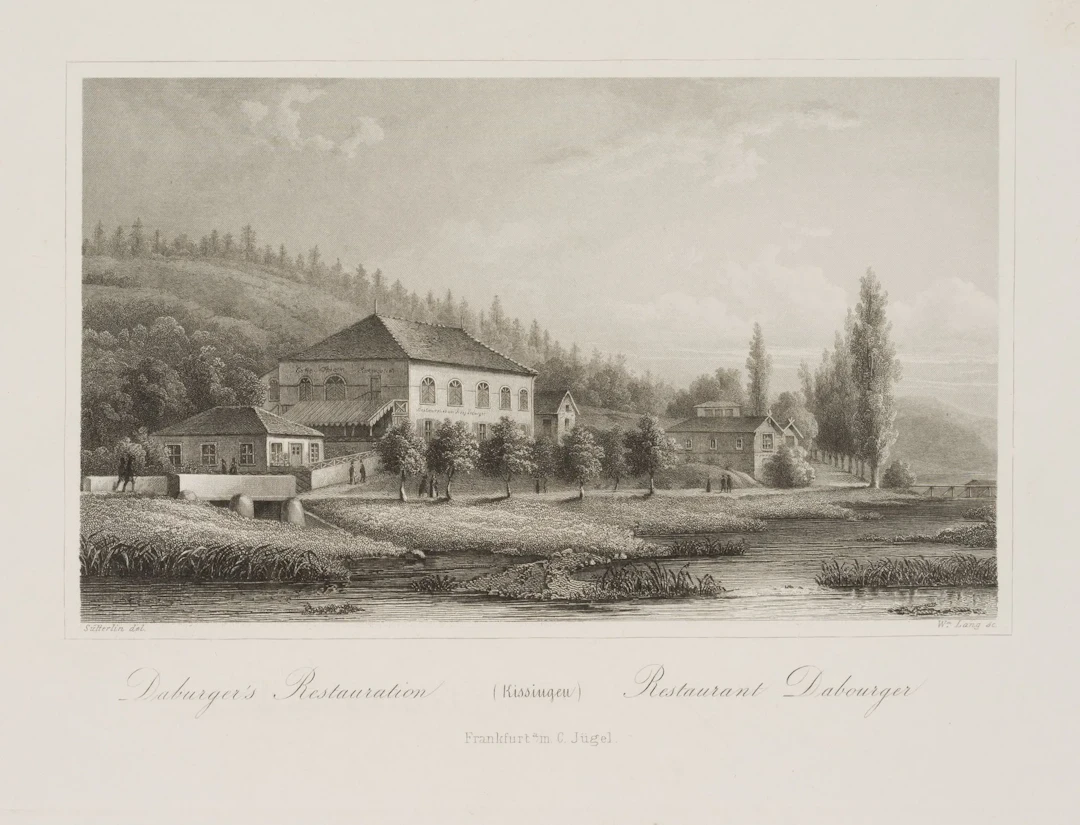 W. LANG (19th century) after SÜTTERLIN (*1865), Daburger's Restaurant