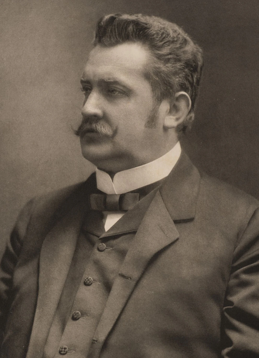 L. GRILLICH (1856-1926), Portrait of Hermann Bielohlawek, Photogravure