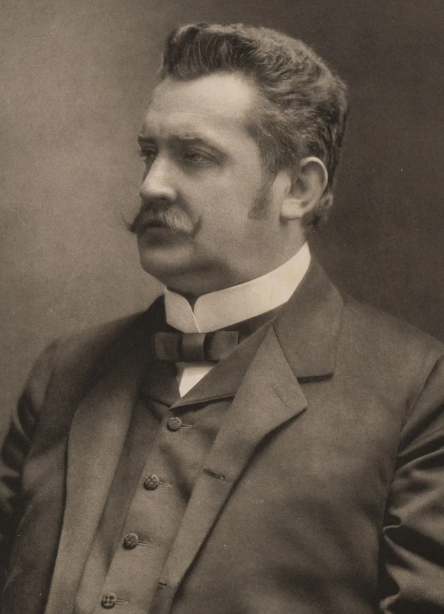 L. GRILLICH (1856-1926), Portrait of Hermann Bielohlawek, Photogravure