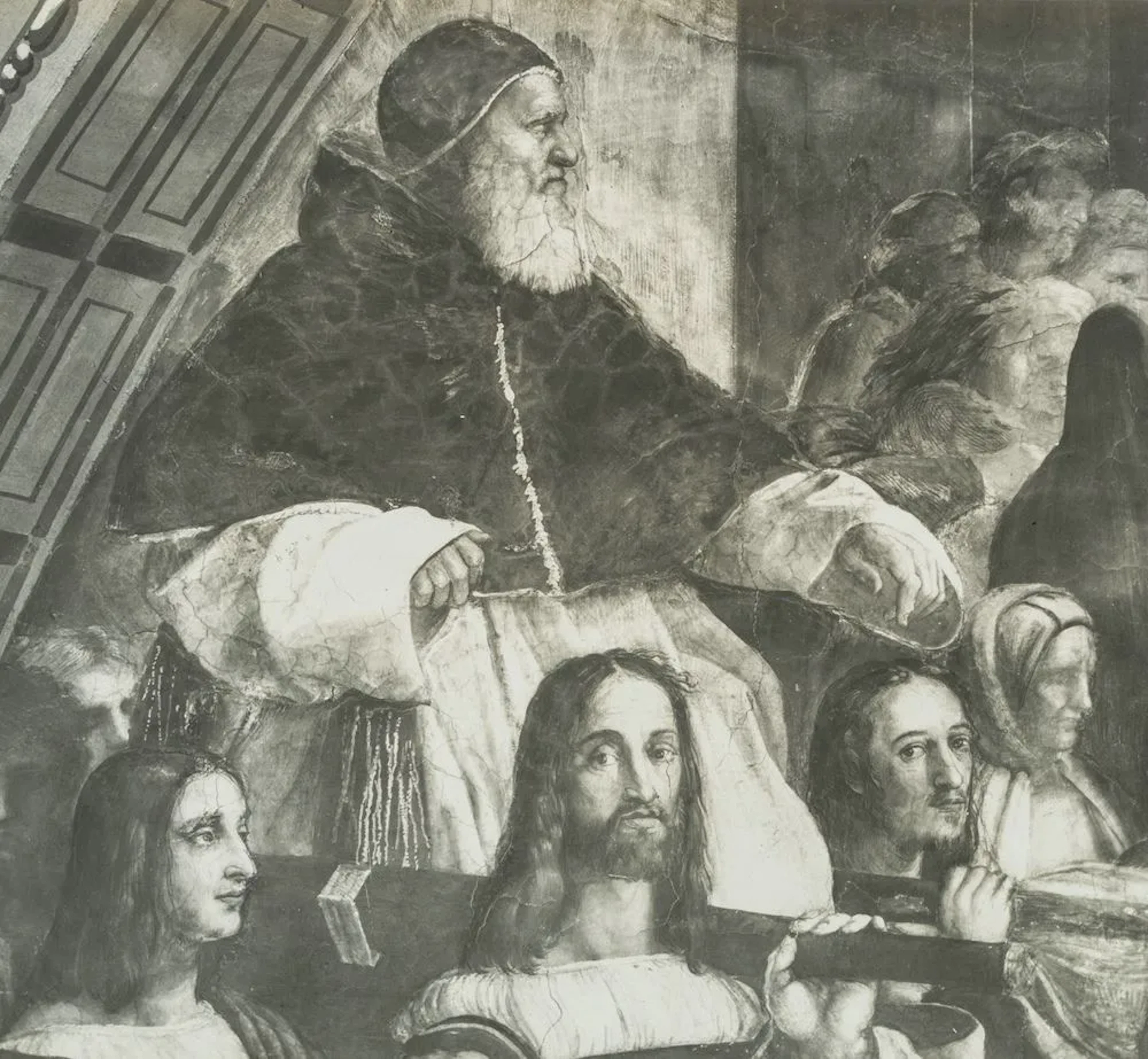 J. ANDERSON (*1813) after RAFFAEL (*1483), Details of the Expulsion