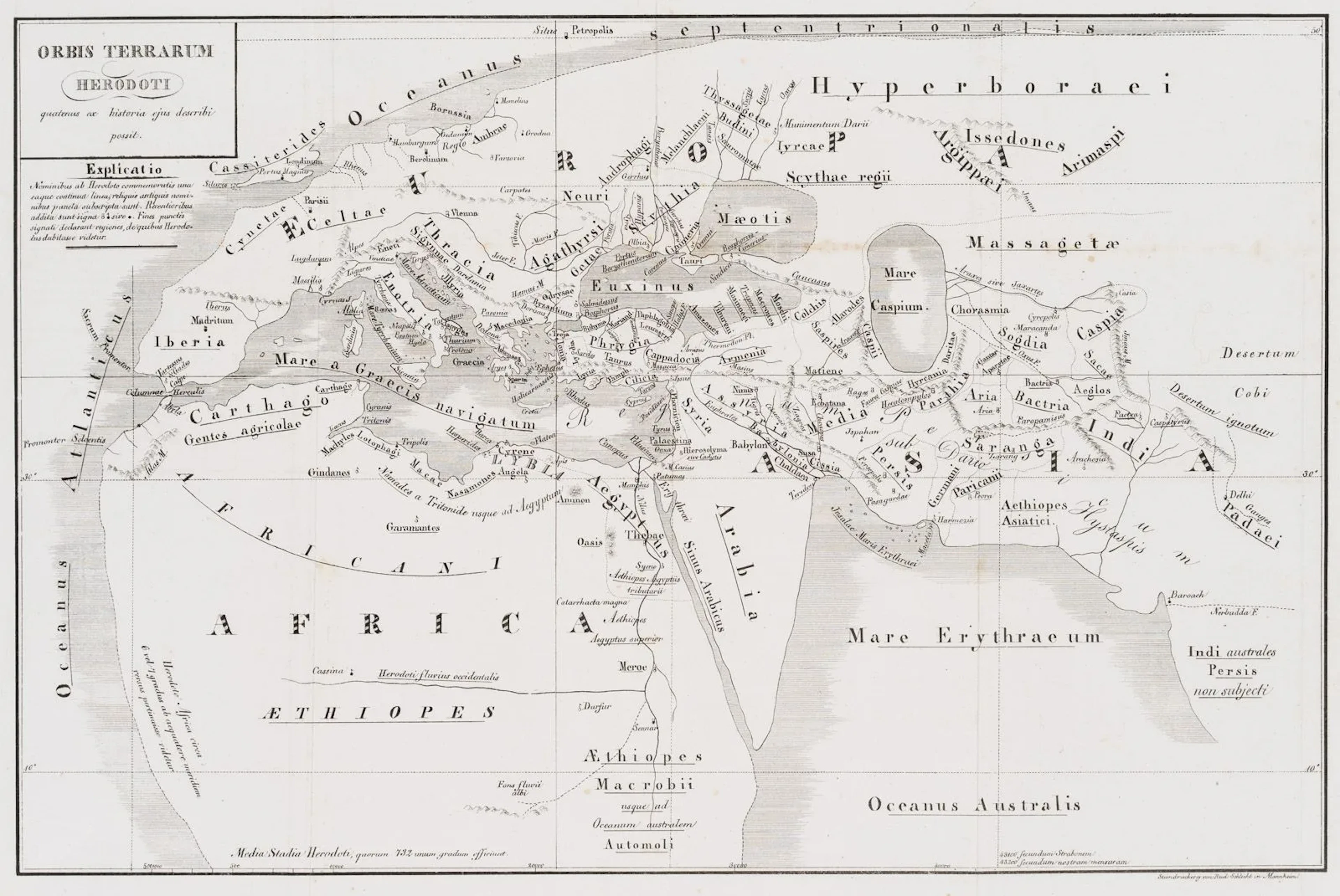 R. SCHLICHT (19th century), Map of Europe, North Africa, and Western