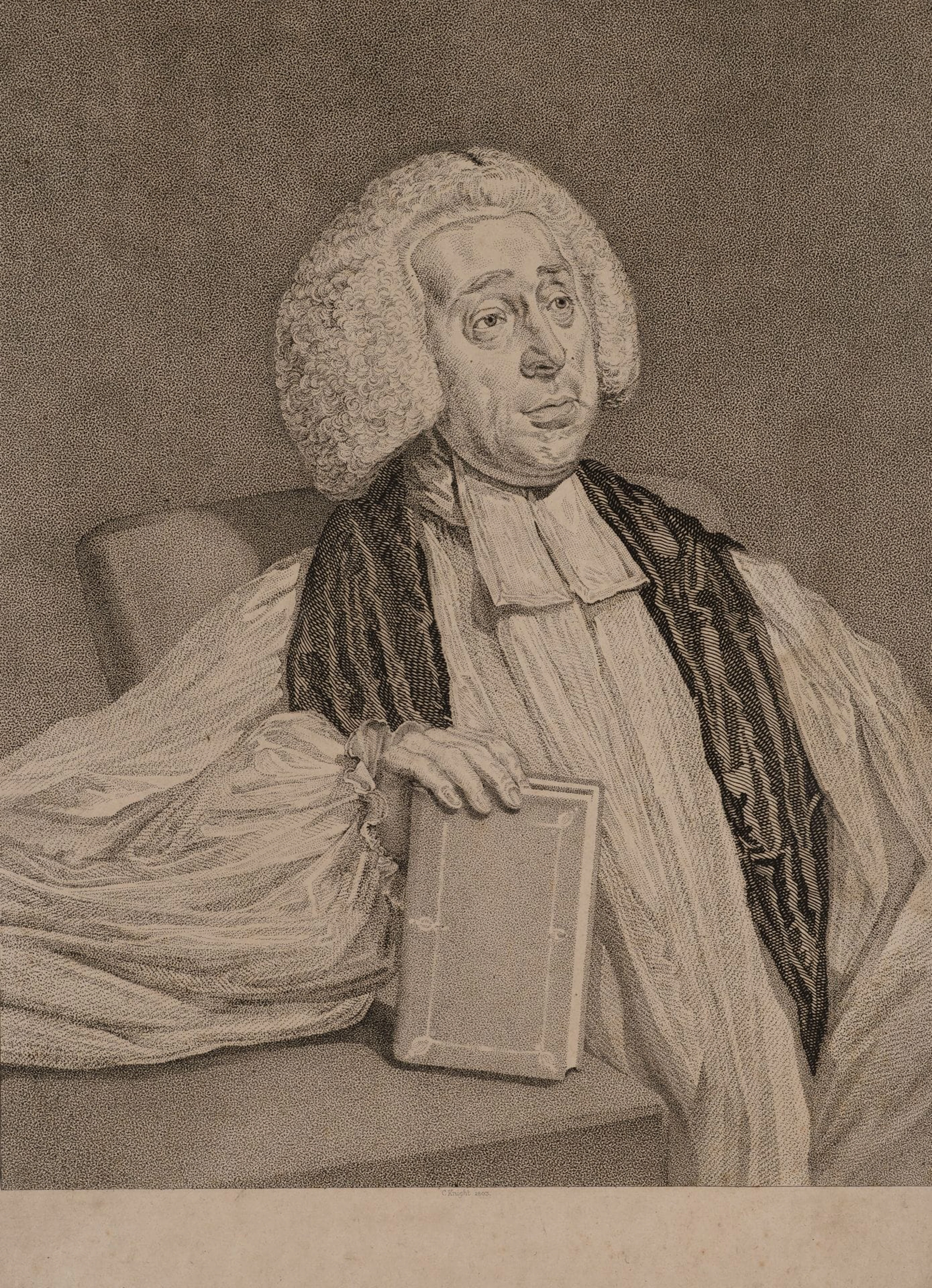 C. KNIGHT (*1743) after HAMILTON (*1739), Portrait of William Newcome