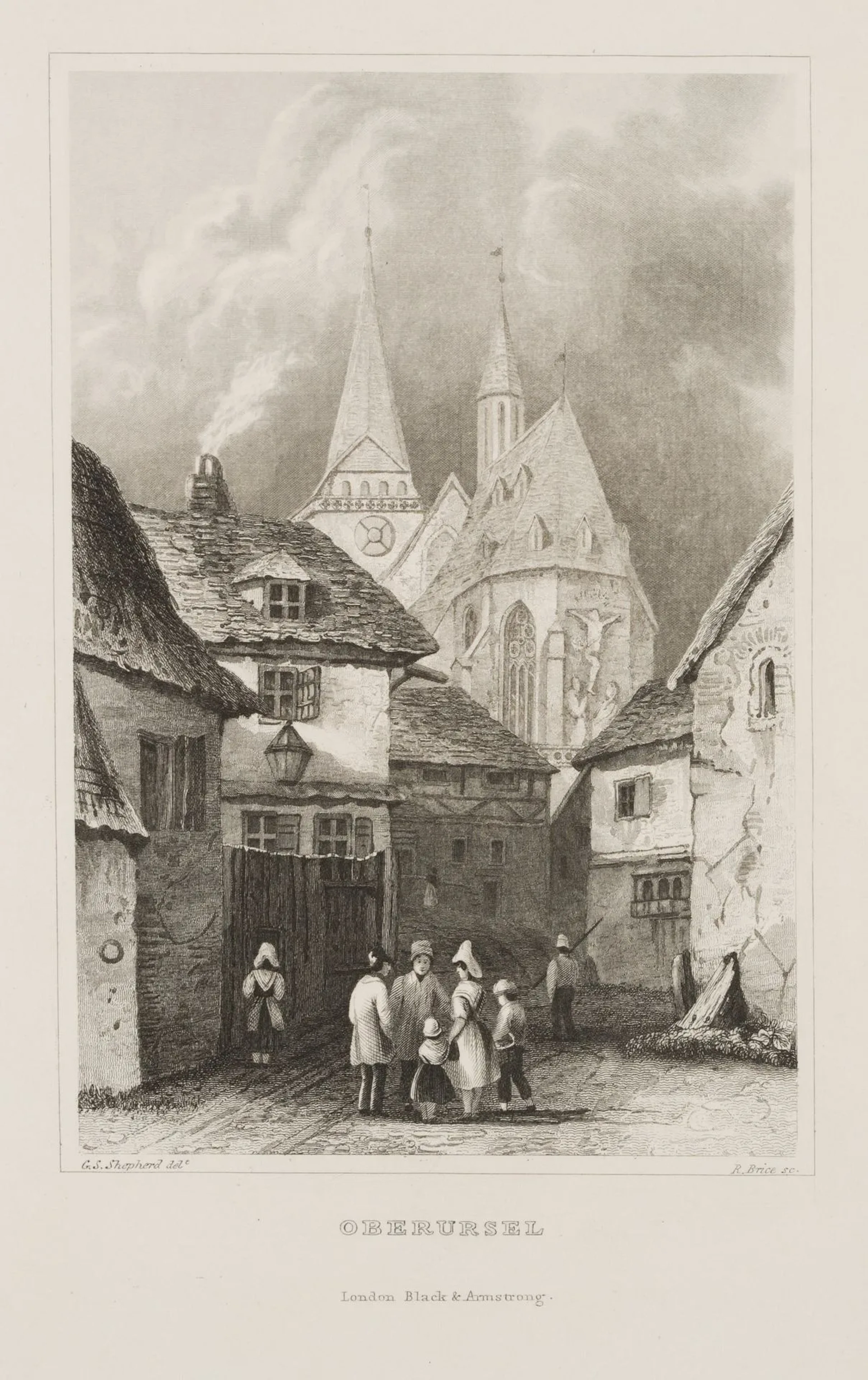 R. BRICE (19th century) after SHEPHERD (19th century), Alley near