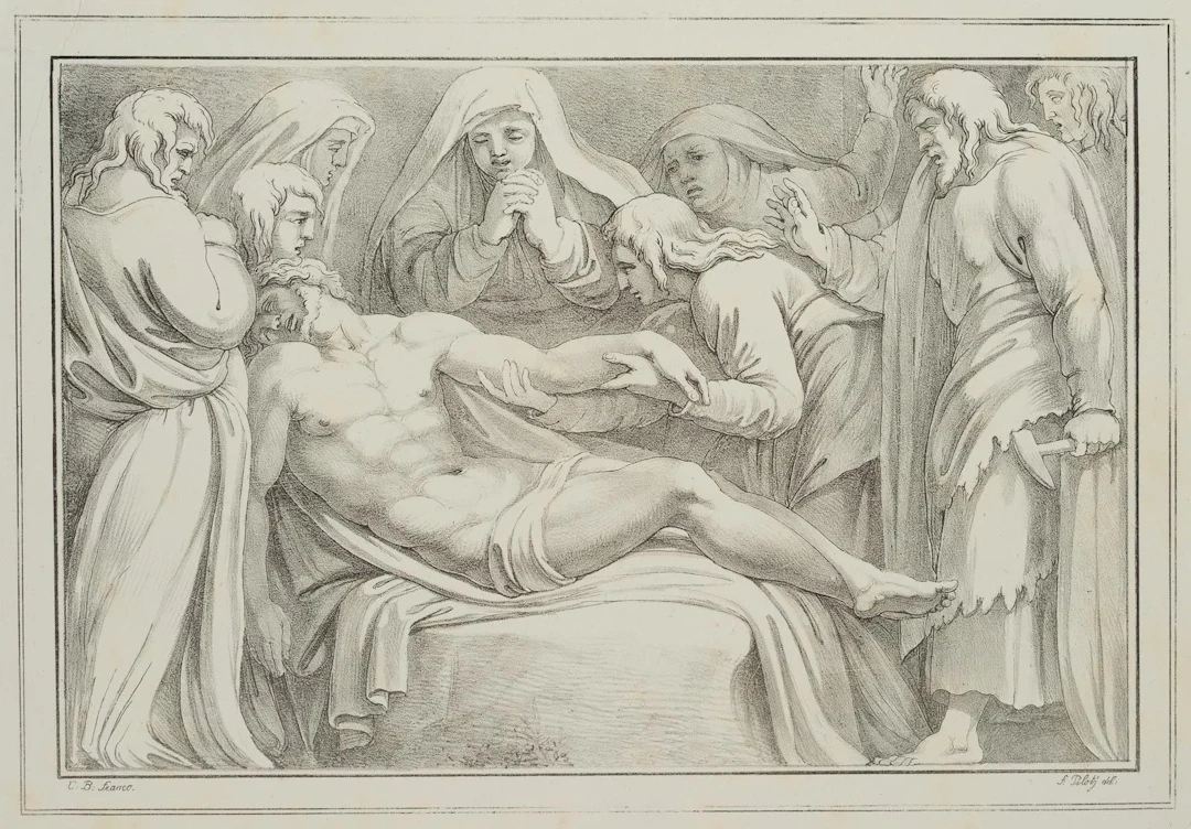 F. PILOTY (*1786) after FRANCO (*1743), *The Lamentation of Christ*