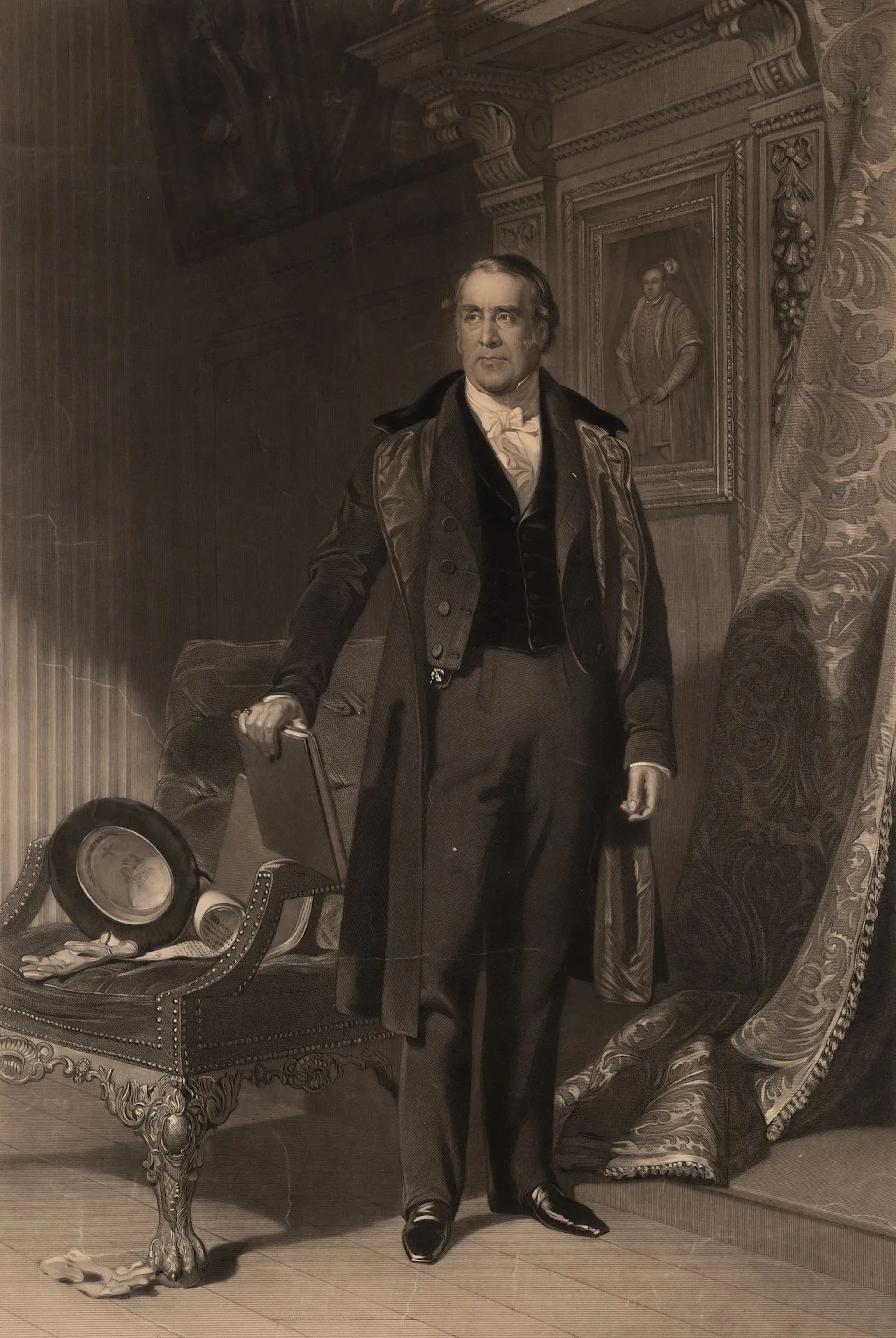C. WAGSTAFF (*1808) after KNIGHT (*1803), Portrait of Richard Hotham