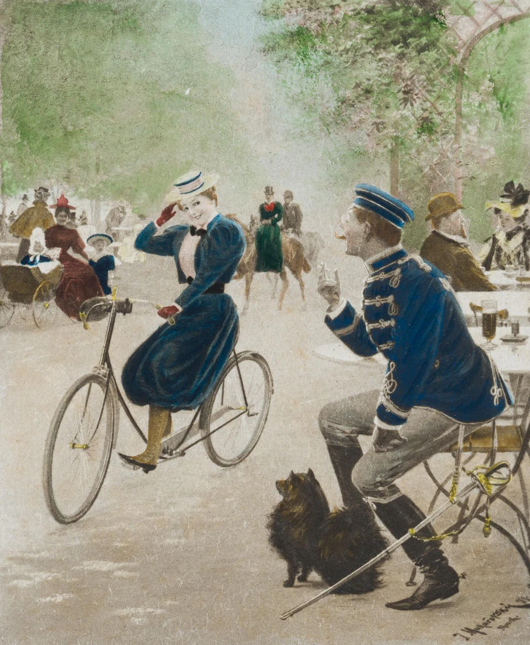 After MUKAROVSKÝ (*1851), “Good morning, Lieutenant!”, around 1890