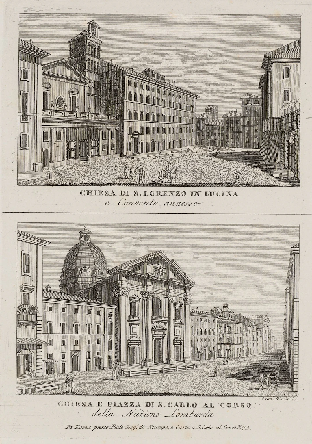 F. RINALDI (19th century) after an unknown artist (19th century)