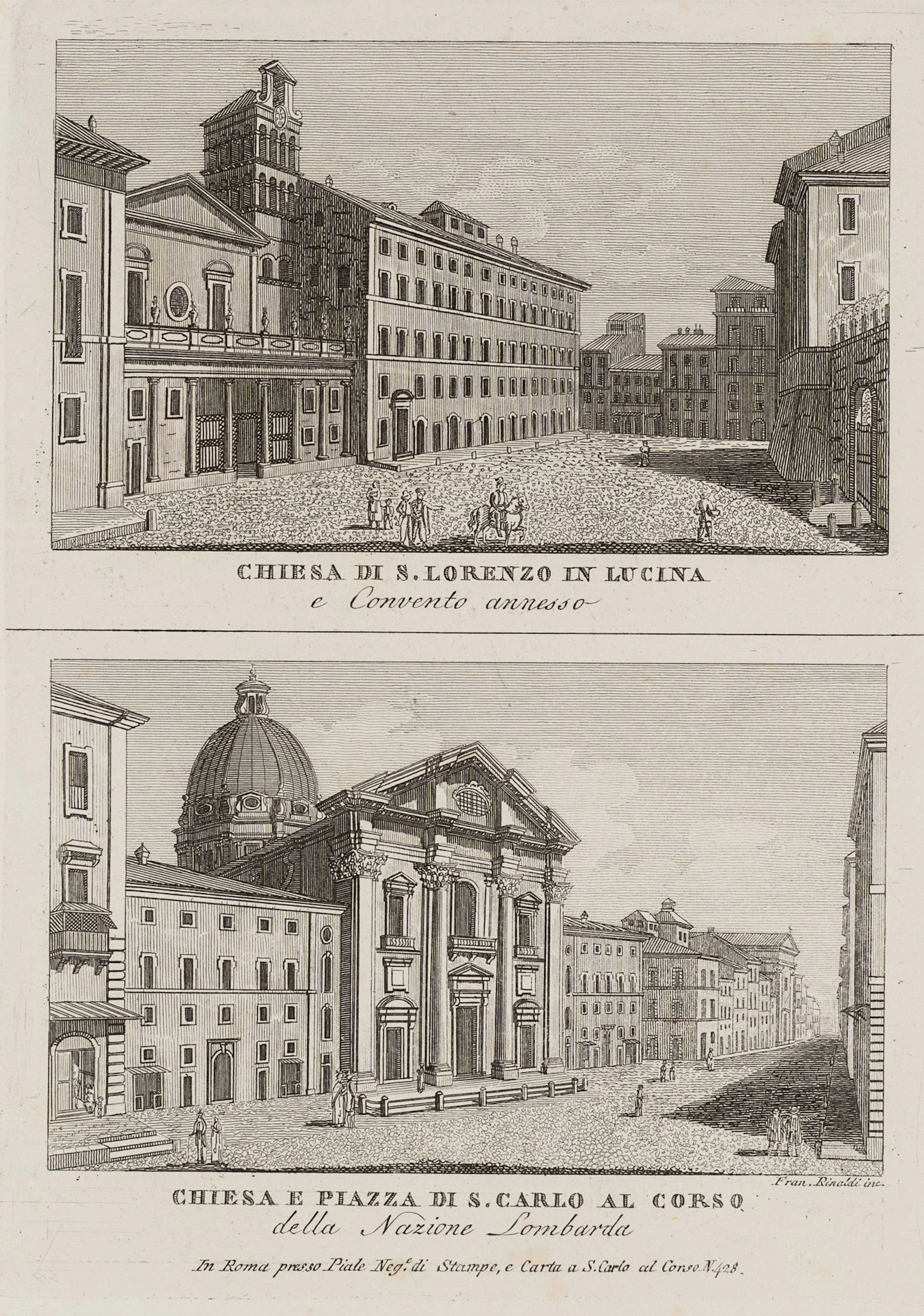 F. RINALDI (19th century) after an unknown artist (19th century)