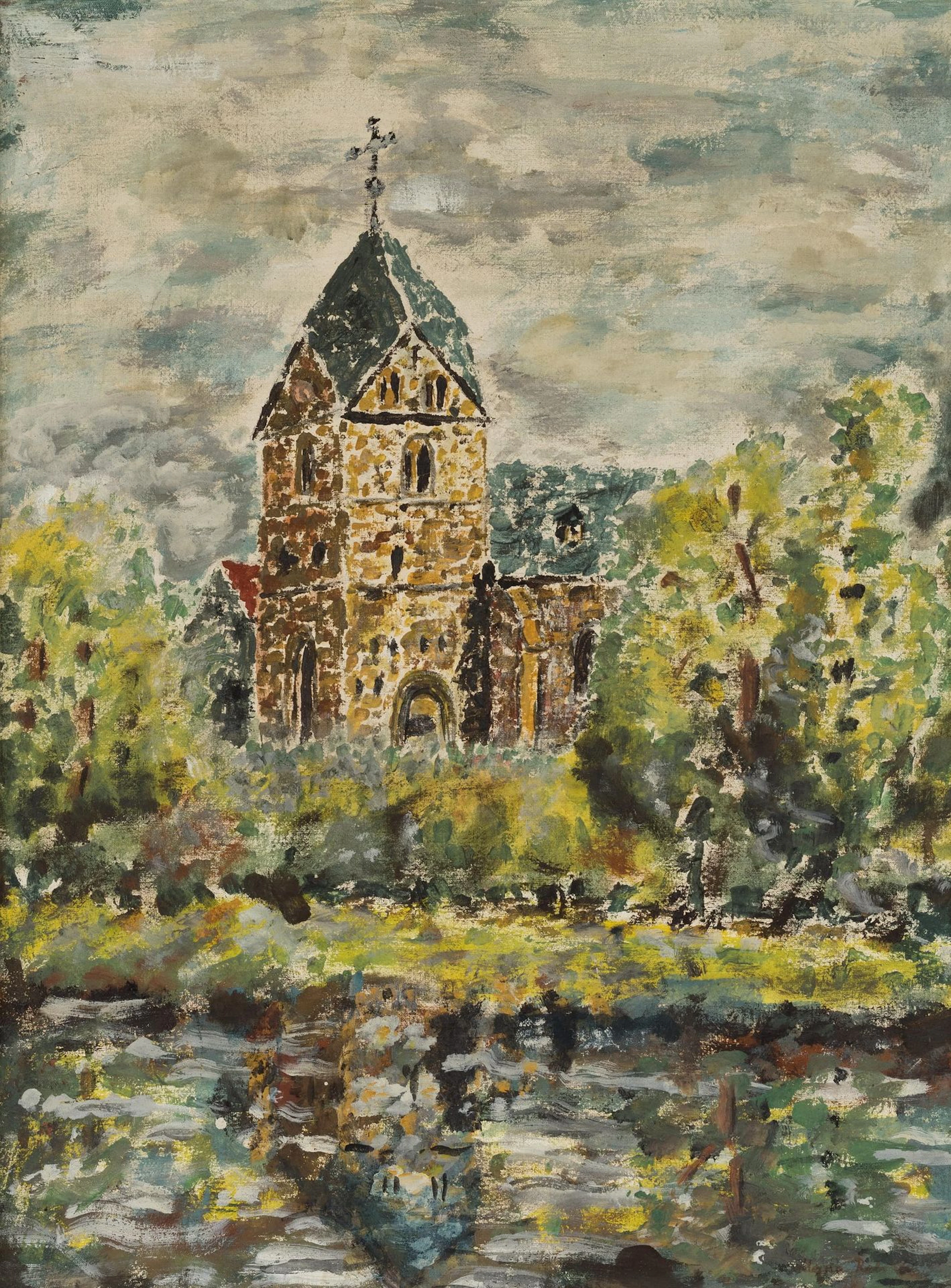Unknown (20th), St. Peter’s Church in Syburg, Dortmund, Oil Unknown
