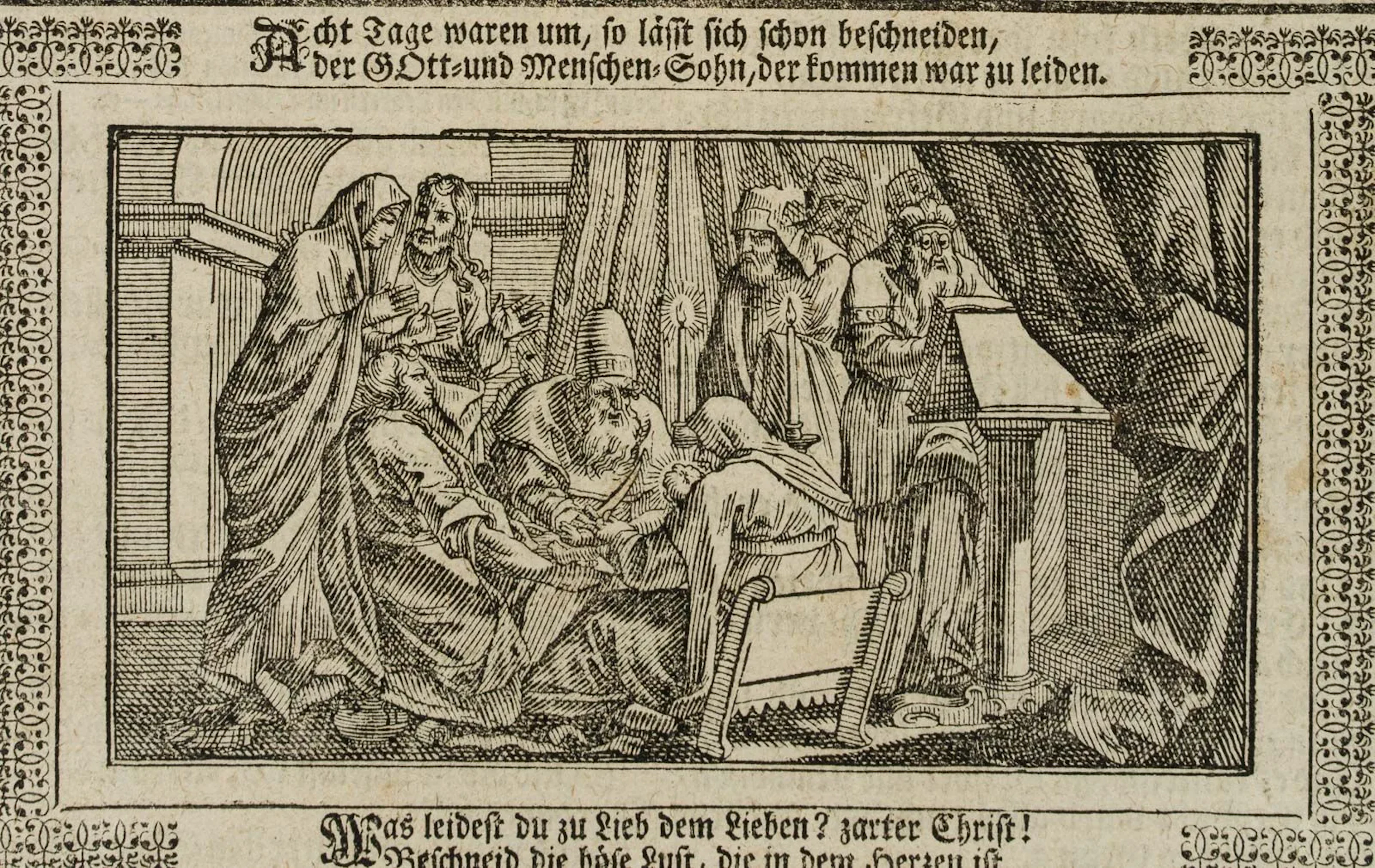 Unknown (16th century), Jesus in the Temple with Simeon, Woodcut Unknown