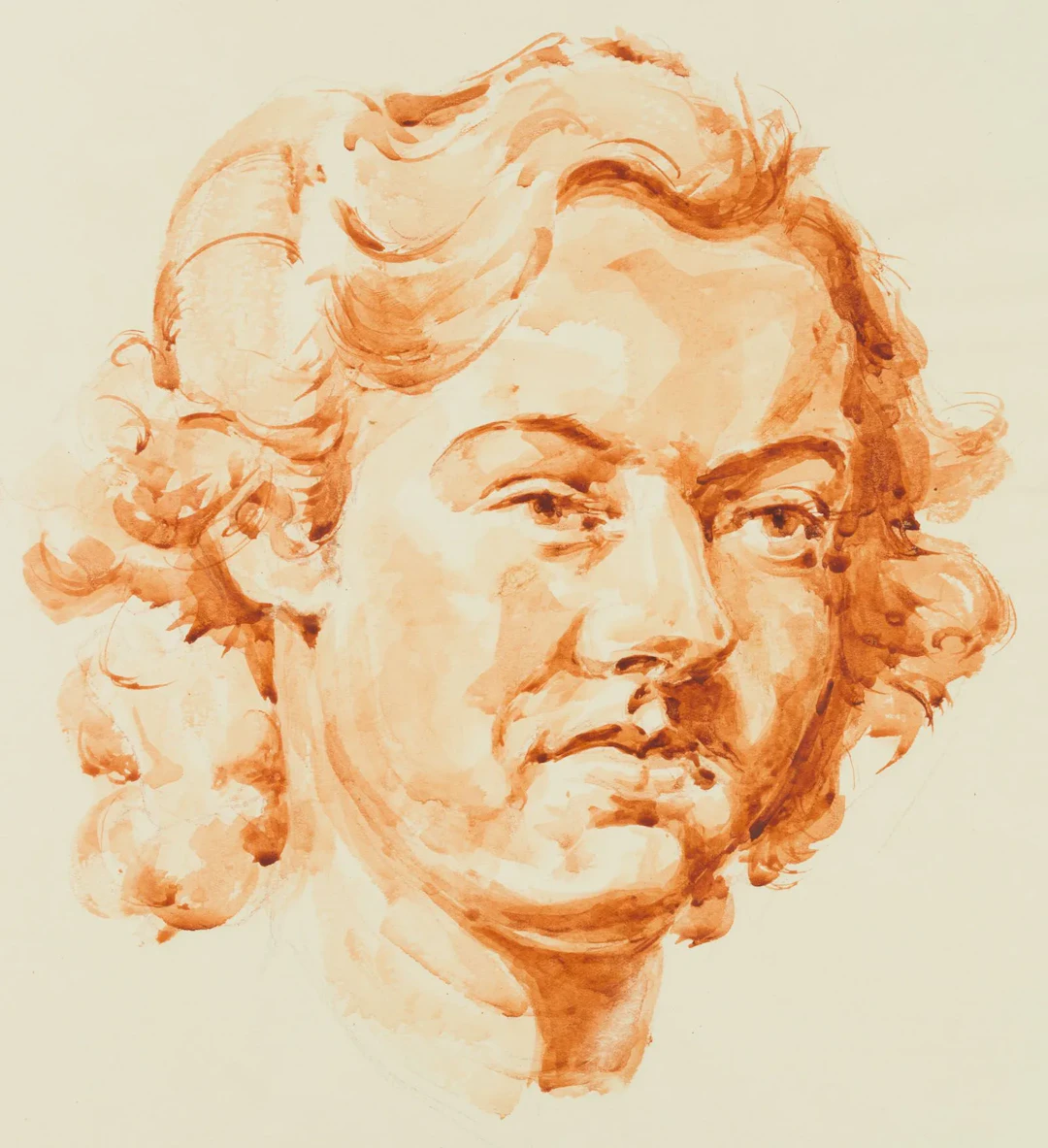 SCHEFFLER (20th), Portrait of a Woman, around 1930, Watercolor Scheffler