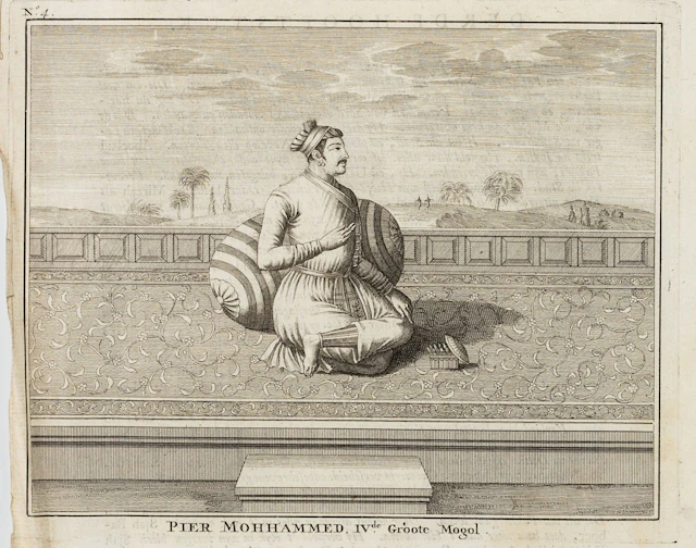 Unknown (18th century), Pier Mohammed IV, Mughal Emperor, around 1726