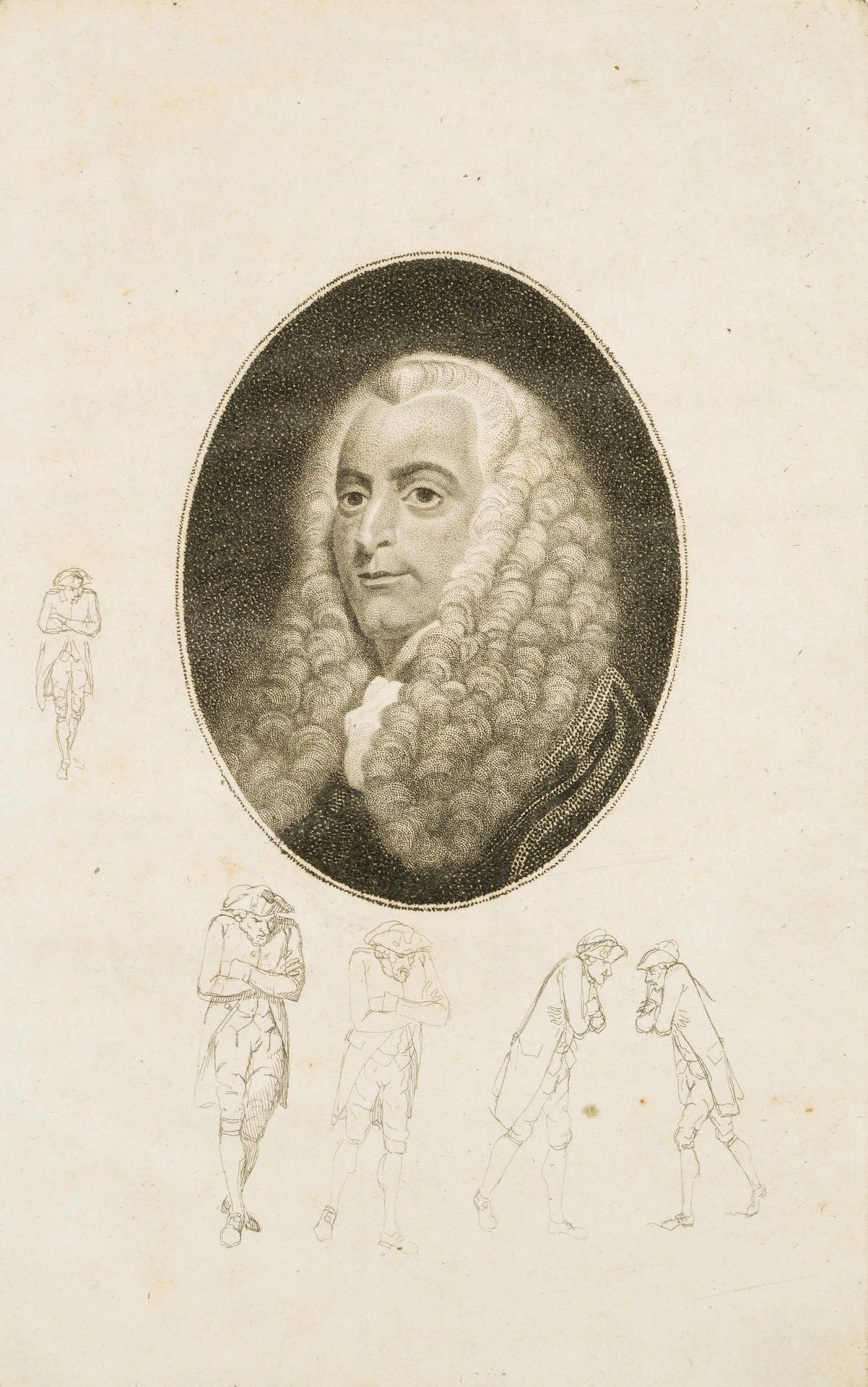 J. BOLT (1769-1836), Portrait of a man, Stipple engraving Johann Friedrich