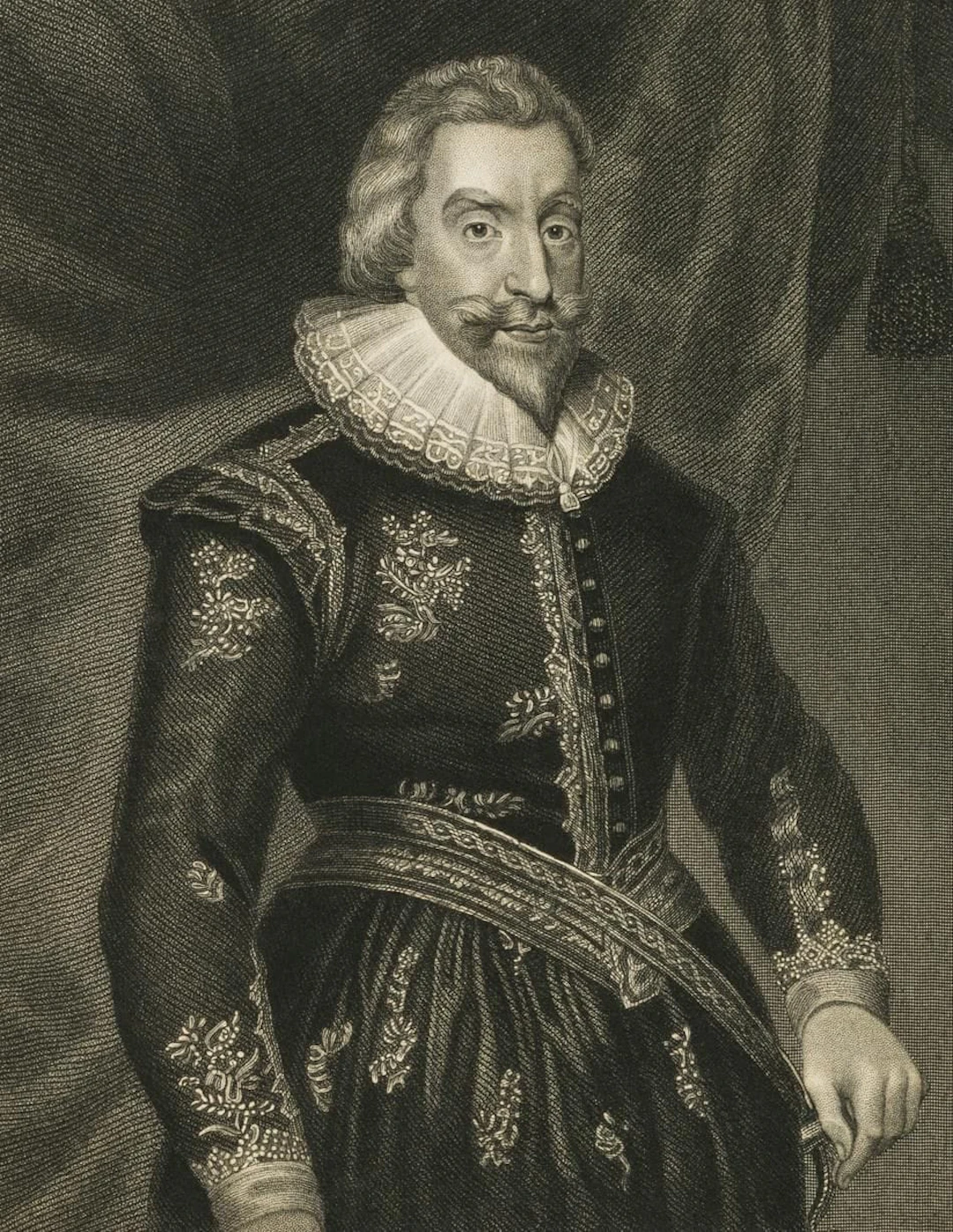 W. MOTE (1803–1871), Walter, 1st Lord Aston, circa 1840, steel engraving