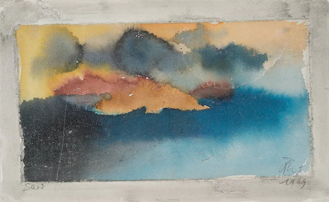 C. KRUCK (1925–1985), Sardinia, 1969, Watercolor Christian Kruck (1925