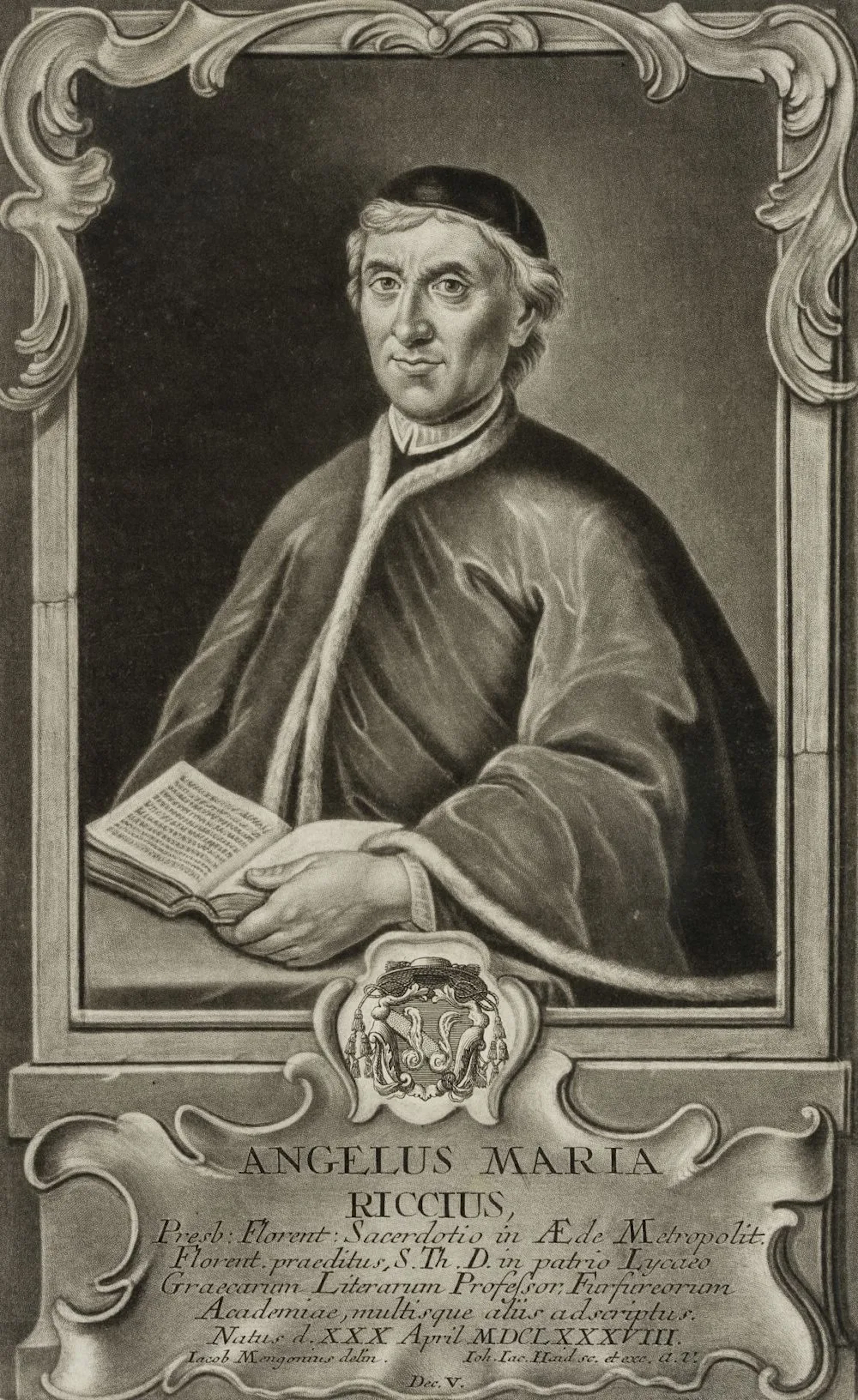 J. HAID (1704–1767), Classical philologist Angiol Maria Ricci (b.