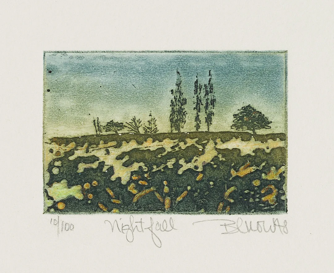 S. BENOW (*1939), Nightfall, 1978, Etching Sheila Benow (born 1939