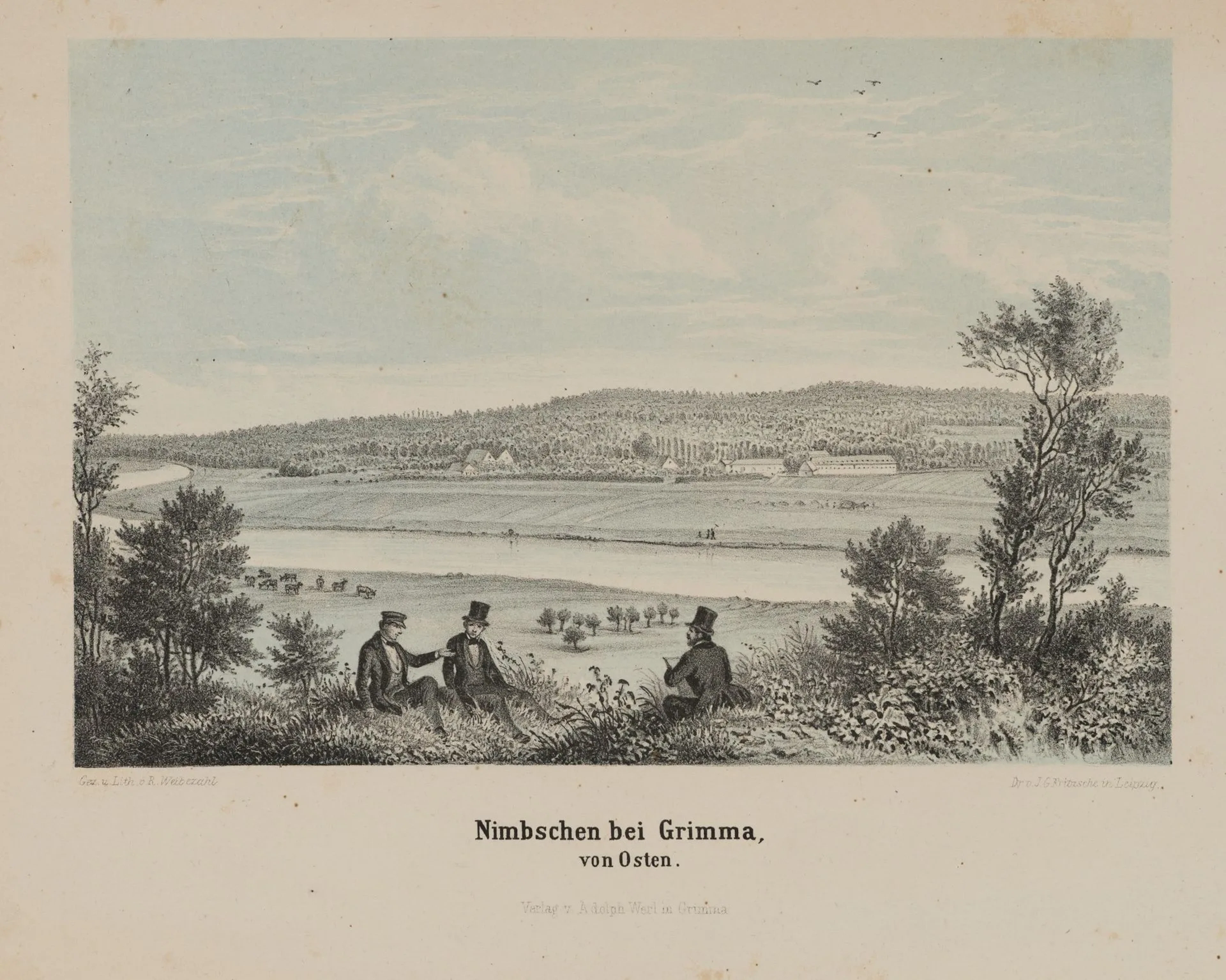 J. FRITZSCHE (19th century) after WEIBEZAHL (19th century), Nimbschen