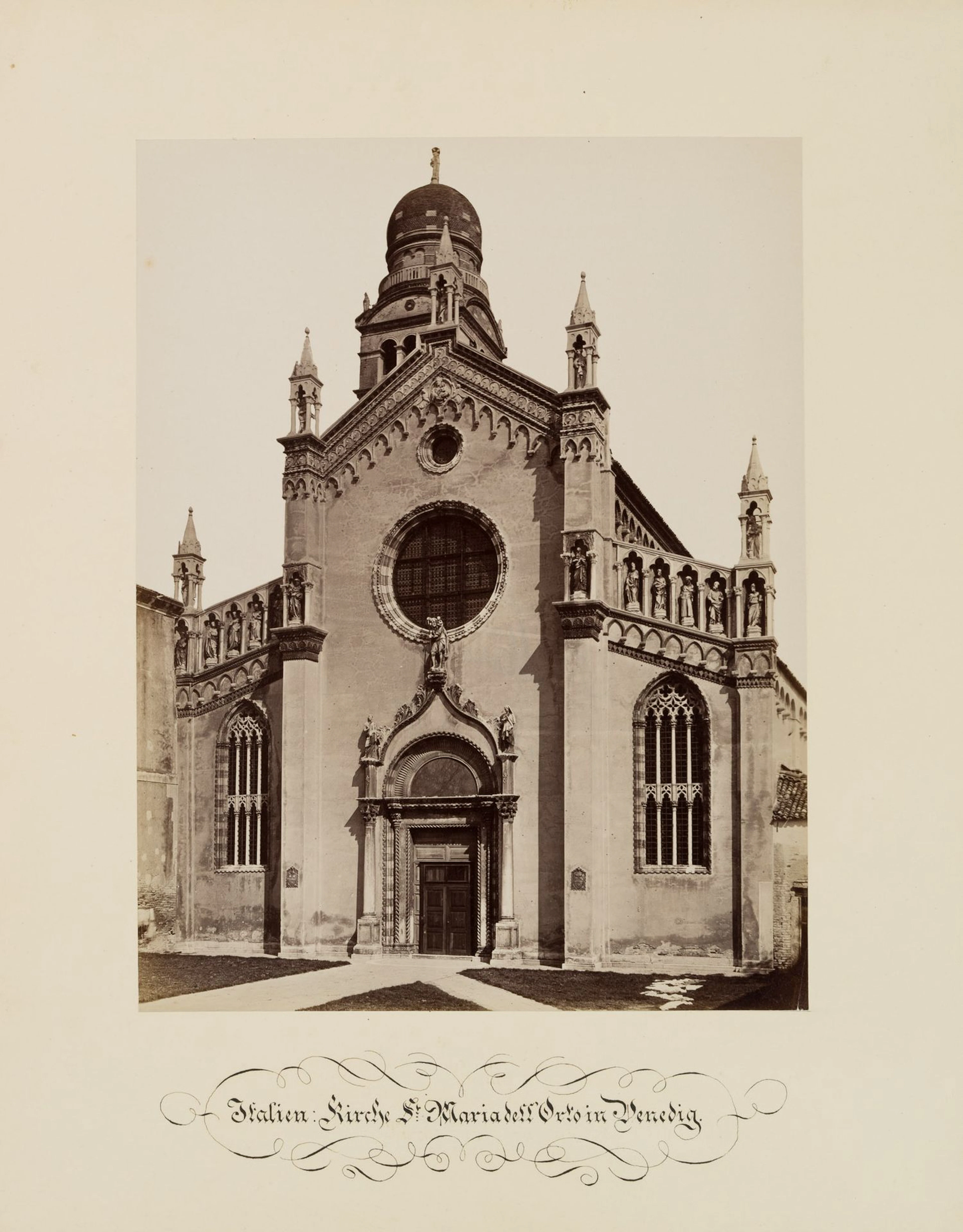 FRATELLI ALINARI (19th) Circle, Church of St. Maria dell'Orto, Venice