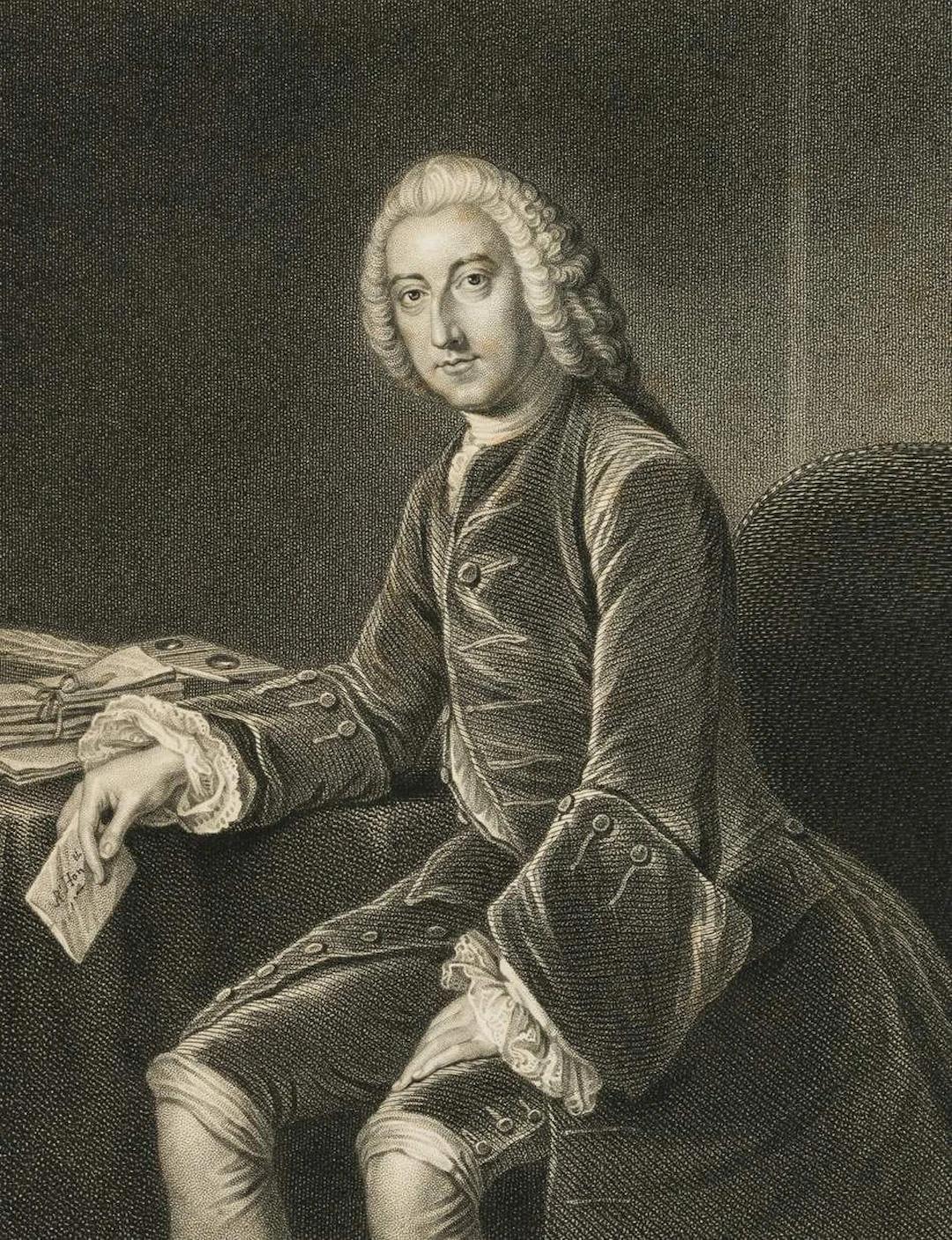 W. HOLL (1807–1871), Portrait of the 1st Earl of Chatham, W. Pitt