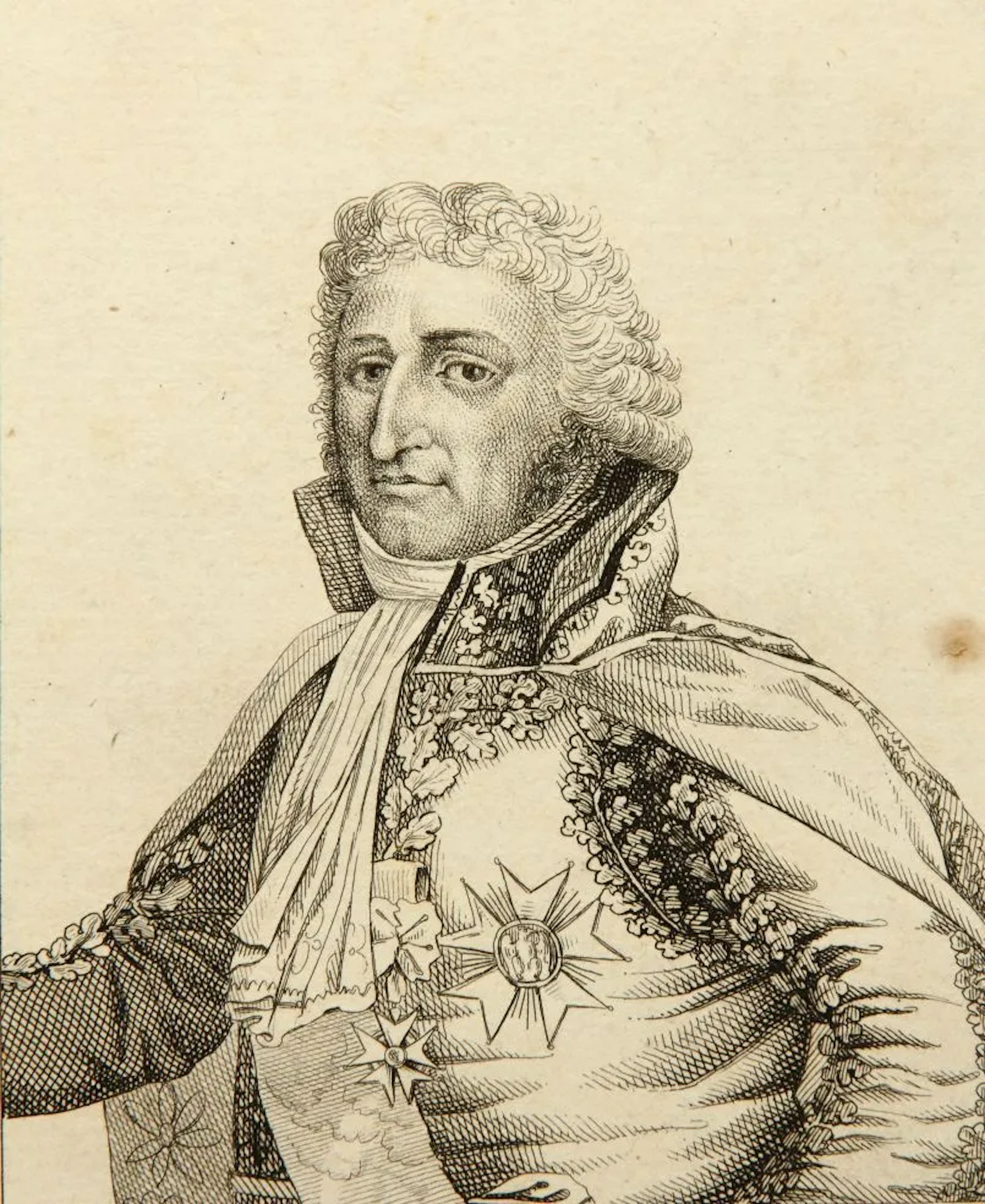 J. TASSAERT (*1765) after TRÉZEL (*1782), Ch. François Augereau, Etching