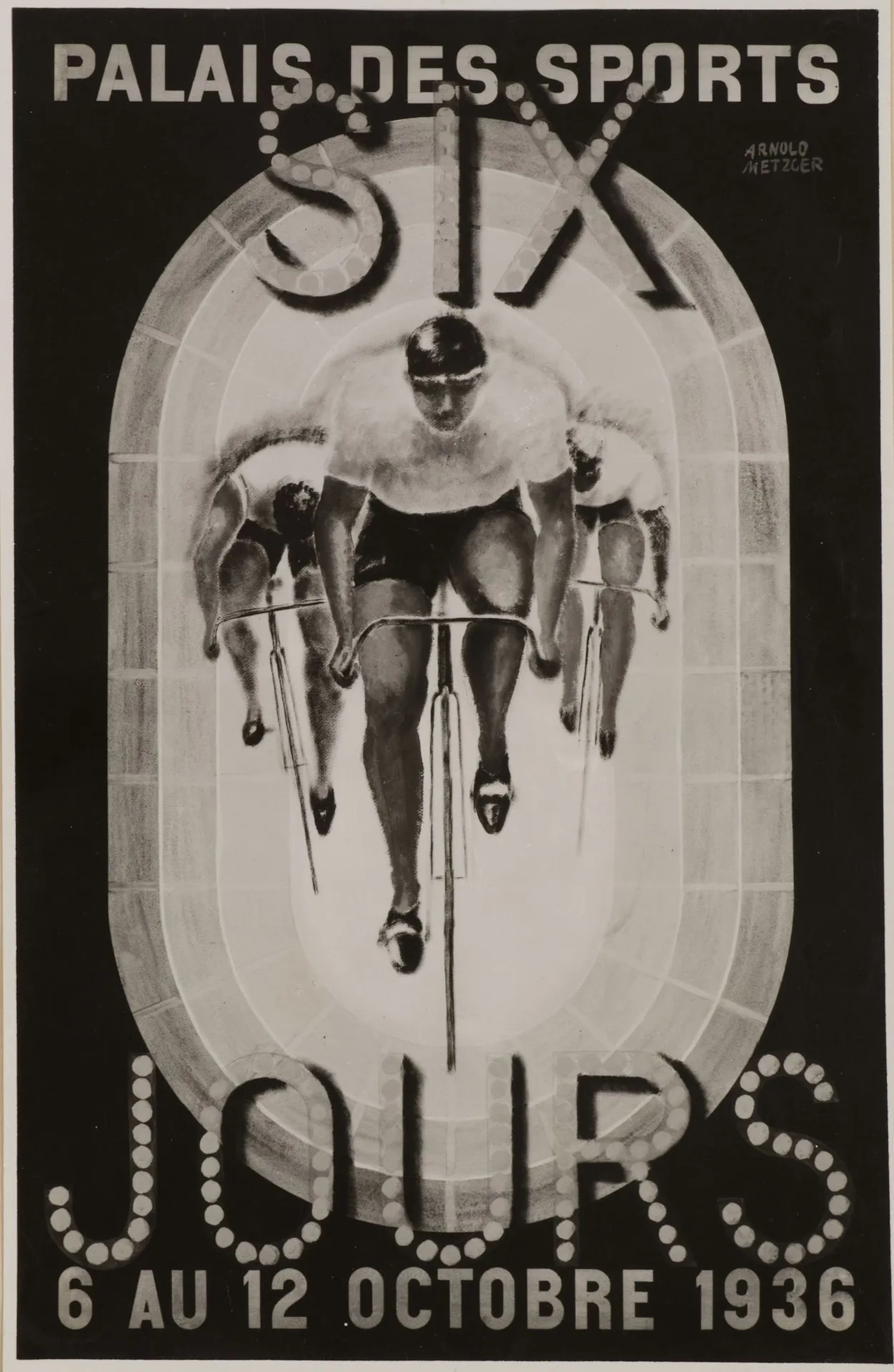 A. METZGER (20th), Six Jours – Palais des Sports, Black-and-white