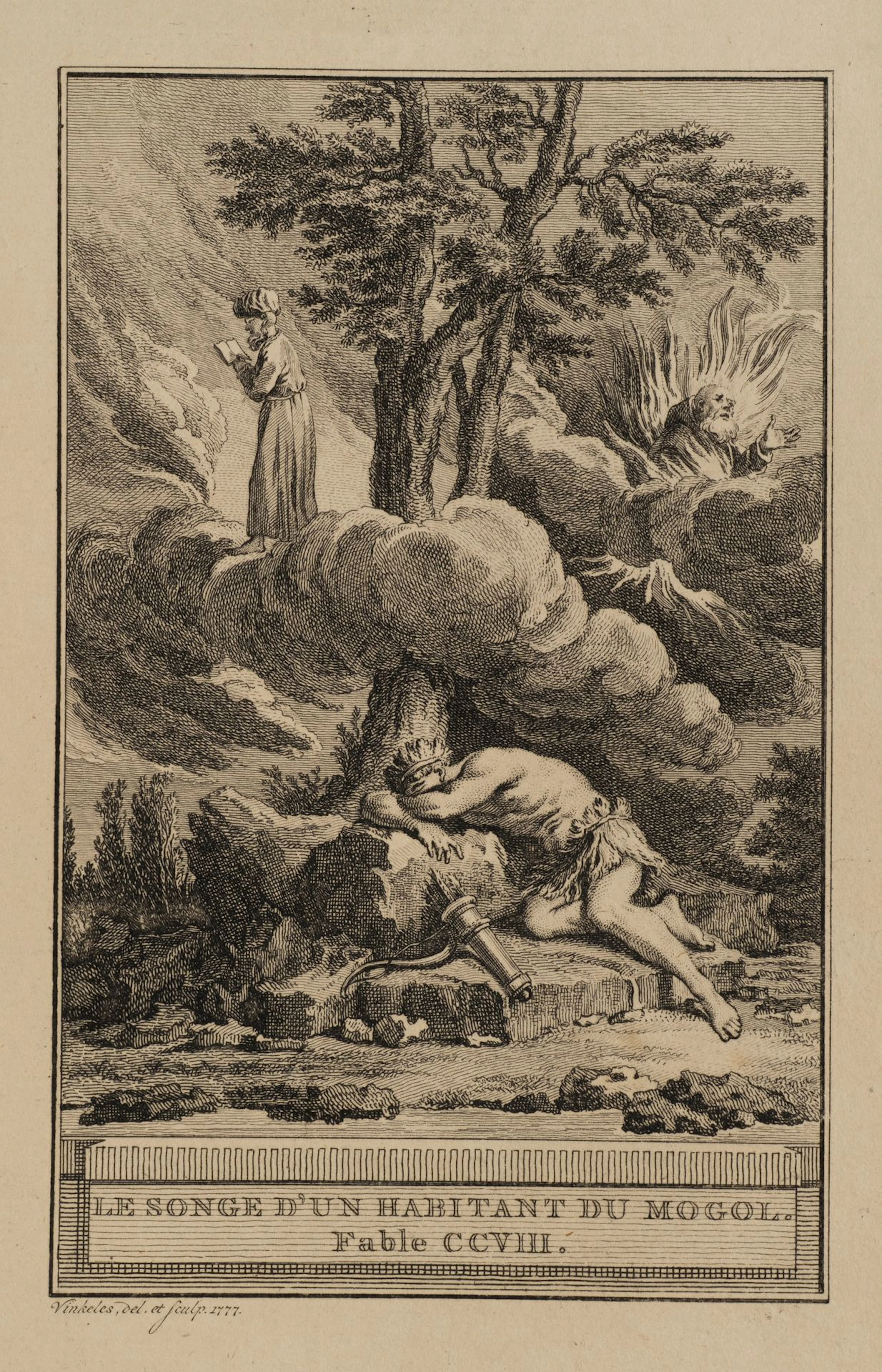 R. VINKELES (1741–1816), A Mogul Resident’s Dream, 1777, etching Reinier