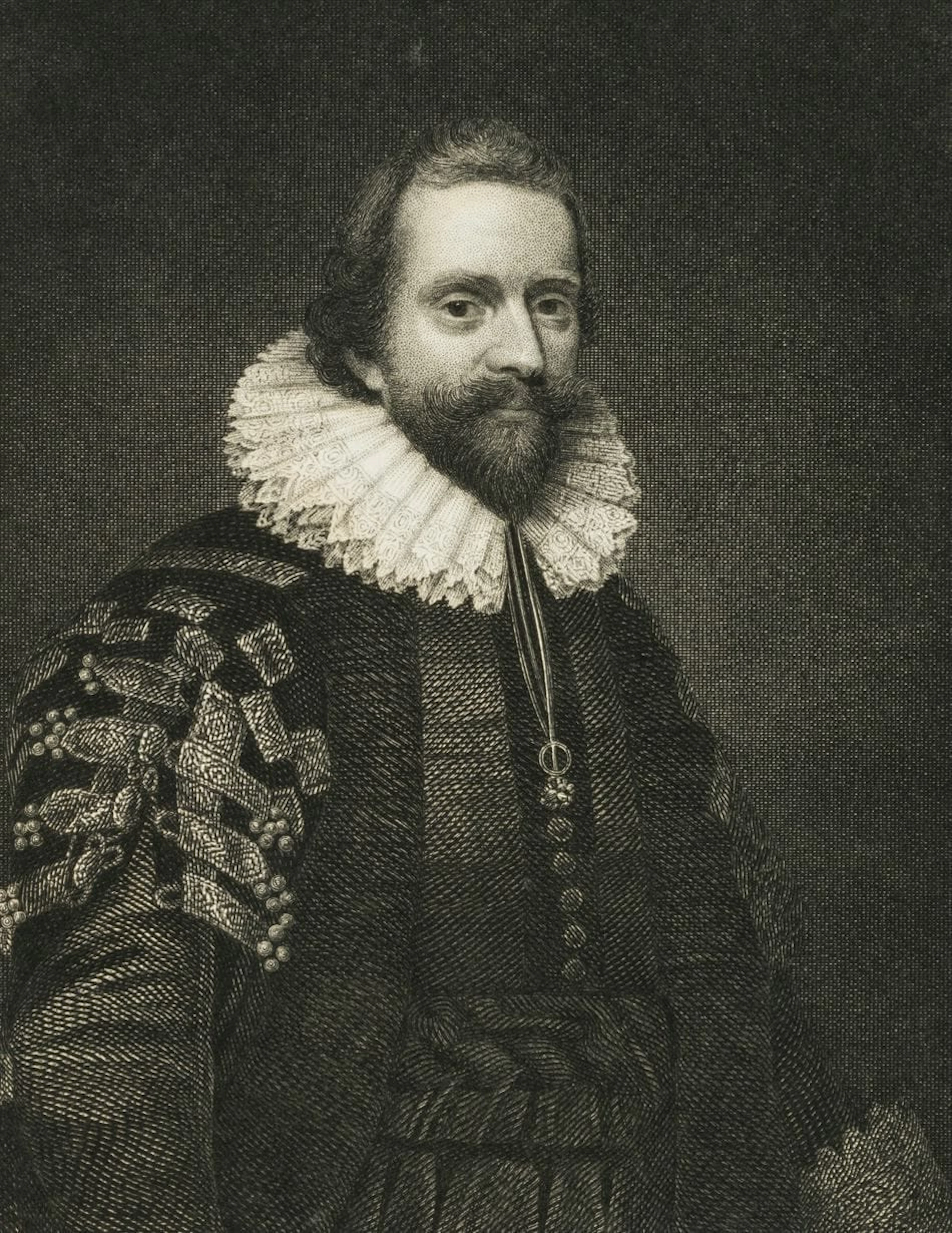 E. FINDEN (1791-1857), Lionel Cranfield, around 1830, Steel engraving