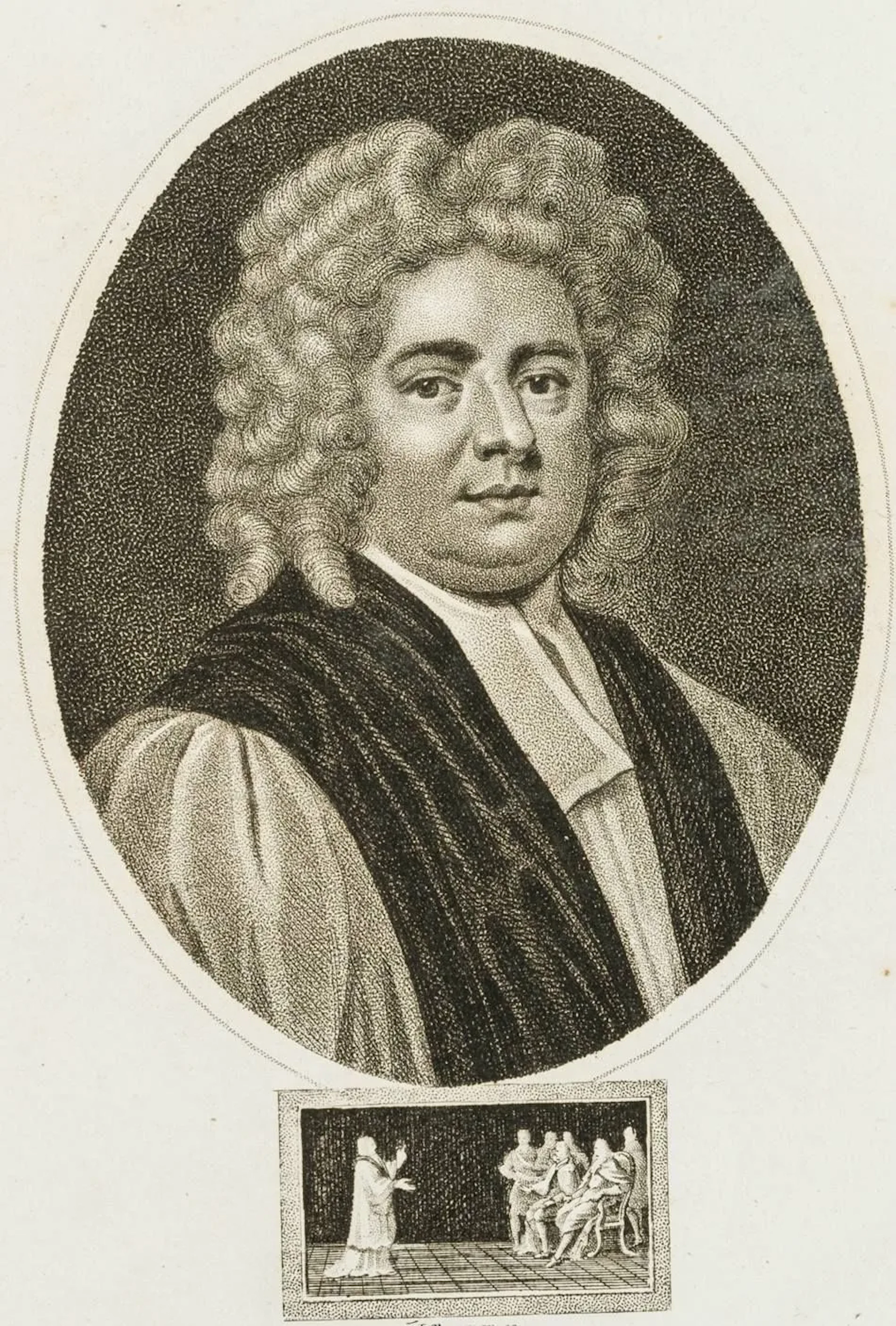 CHAPMAN (19th), Francis Atterbury, around 1808, Etching Chapman (19th