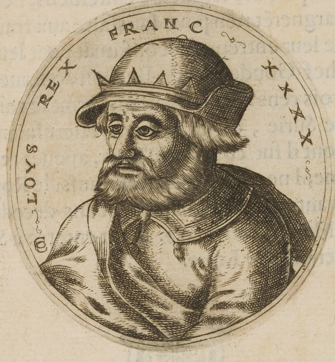 Unknown (16th century), Portrait of King Louis the Great, 1567, copper