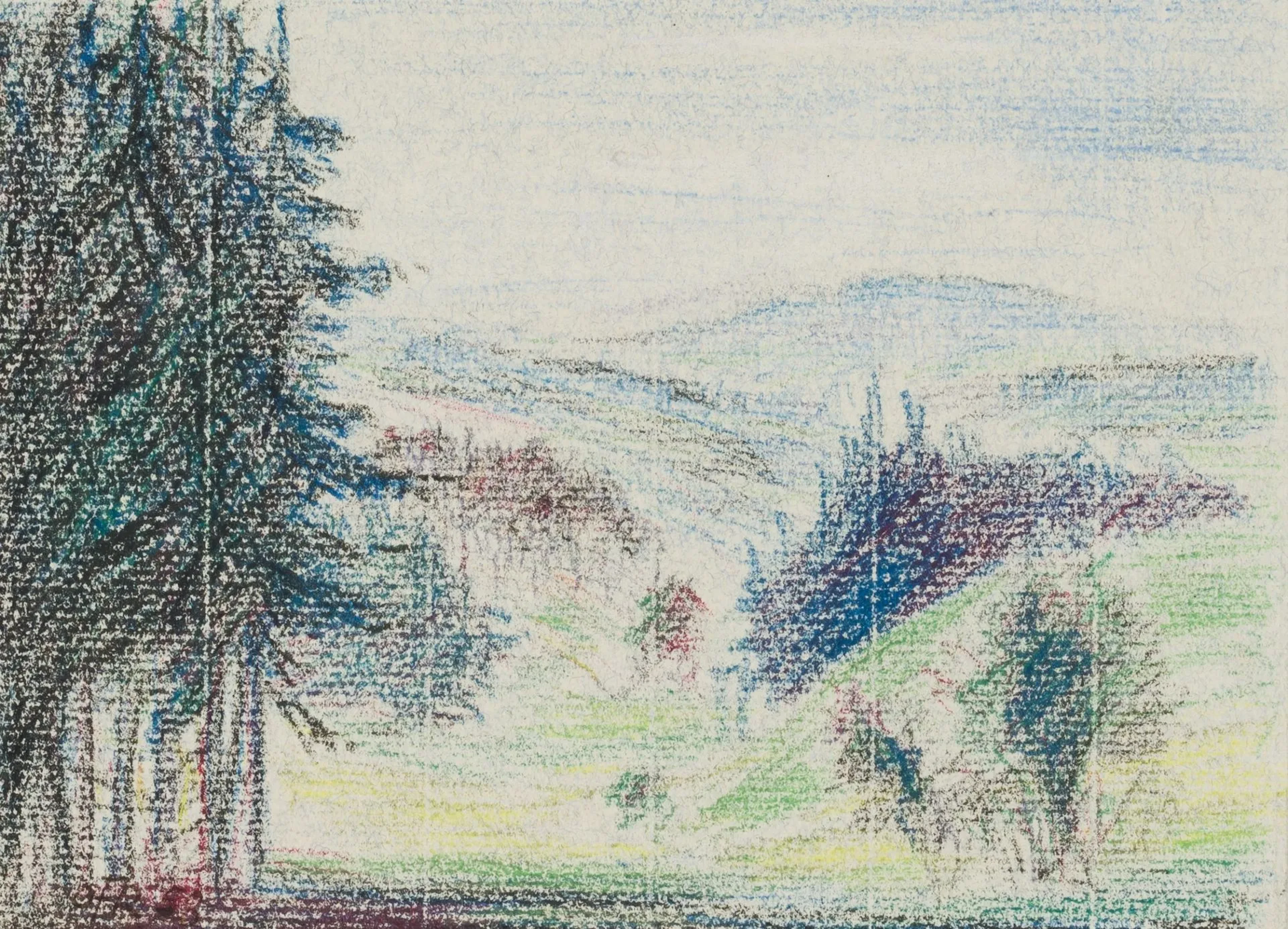 O. FISCHER (1896–1970), The Taunus Countryside near Naunstadt, 1958