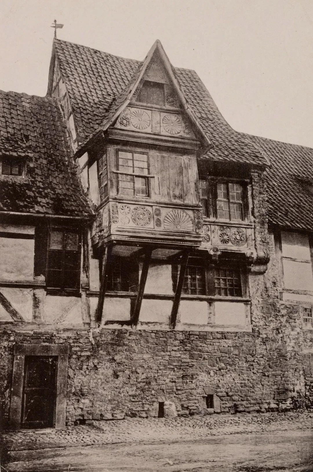 A. EBELING (19th), Gadenstedt House, Wernigerode, 1890, albumen paper