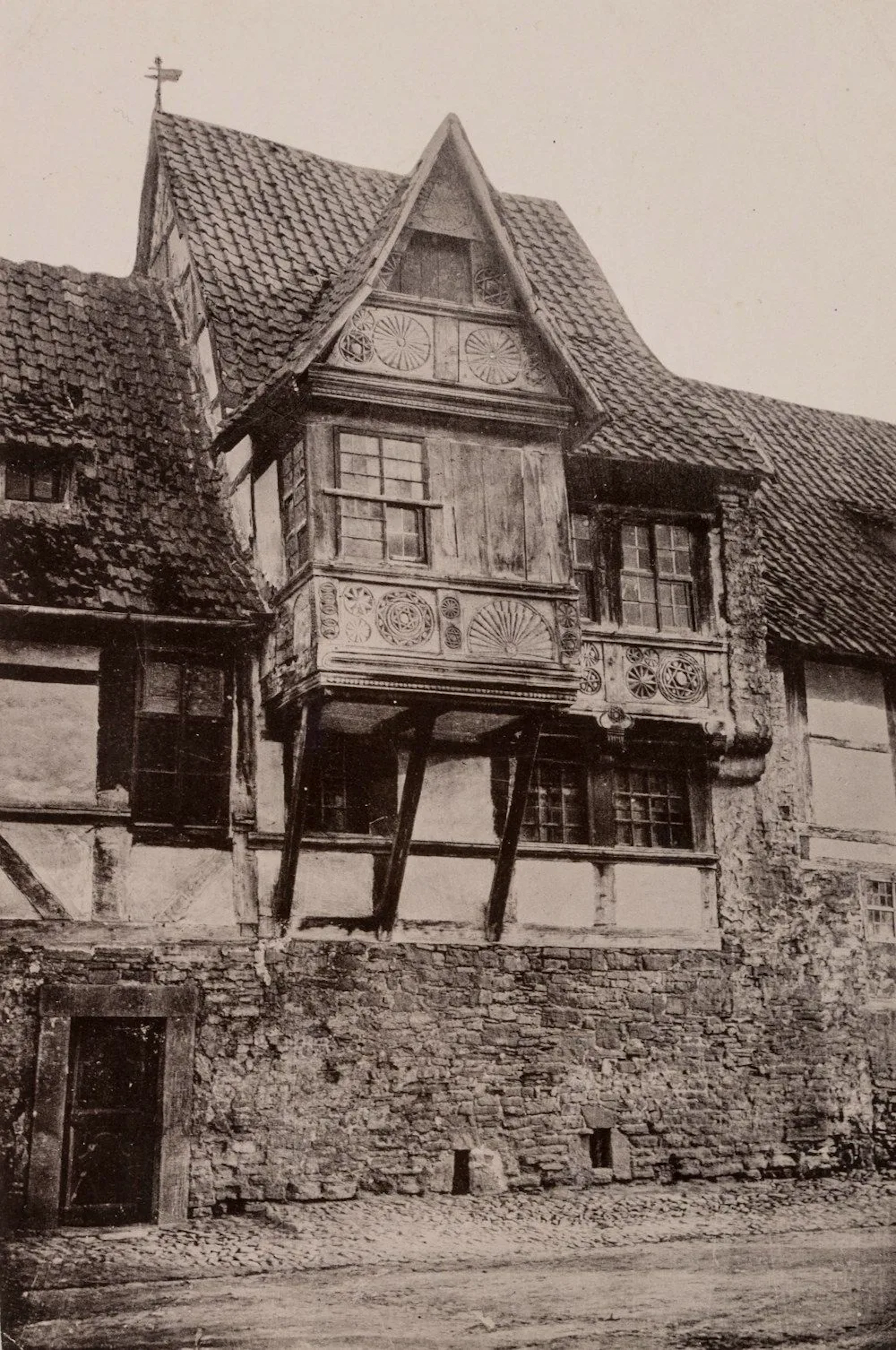 A. EBELING (19th), Gadenstedt House, Wernigerode, 1890, albumen paper