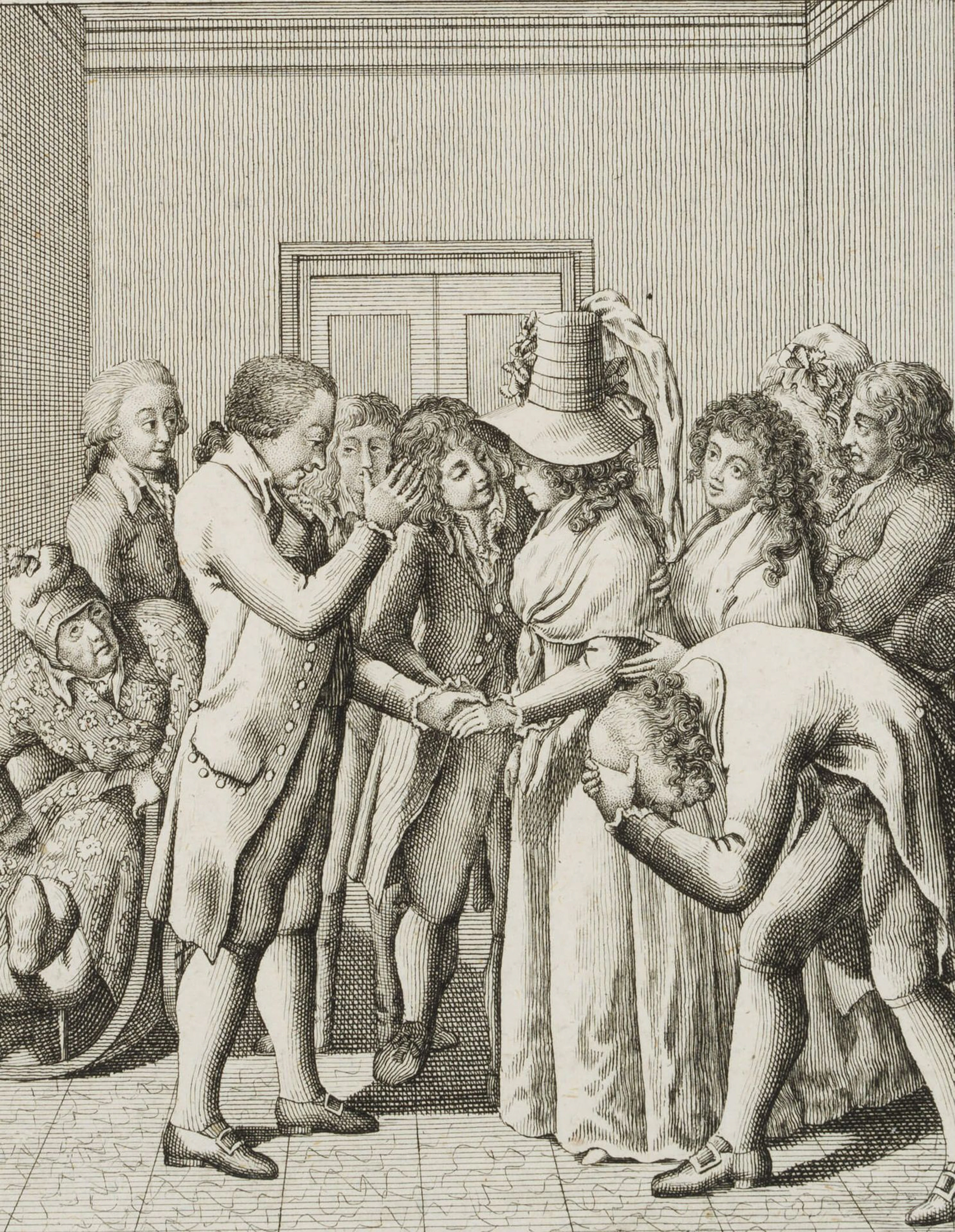 P. LAMINIT (*1773) after CHODOWIECKI (*1726), God Bless You, Children