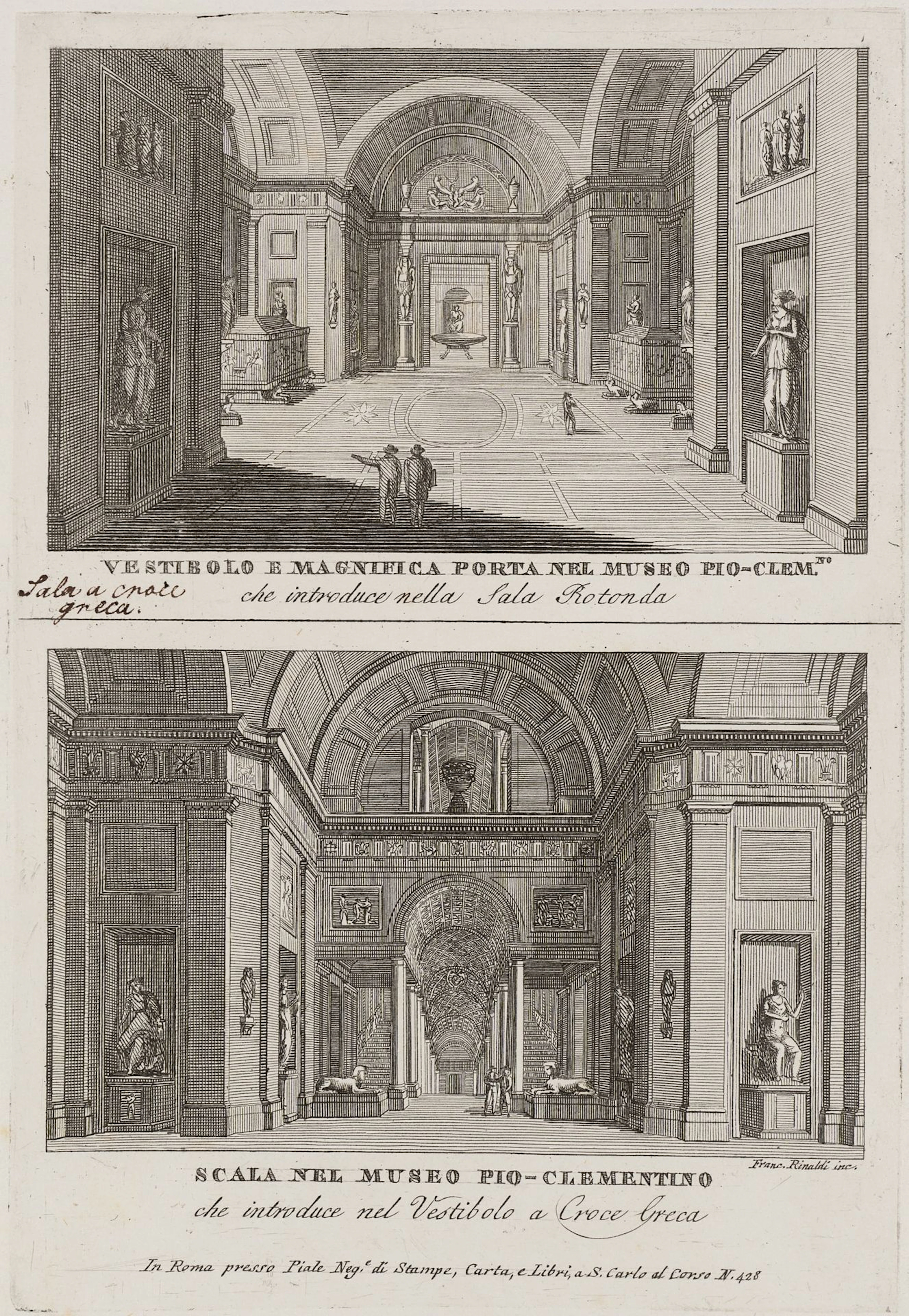 F. RINALDI (19th century) after Unknown (19th century), Scala, Pio