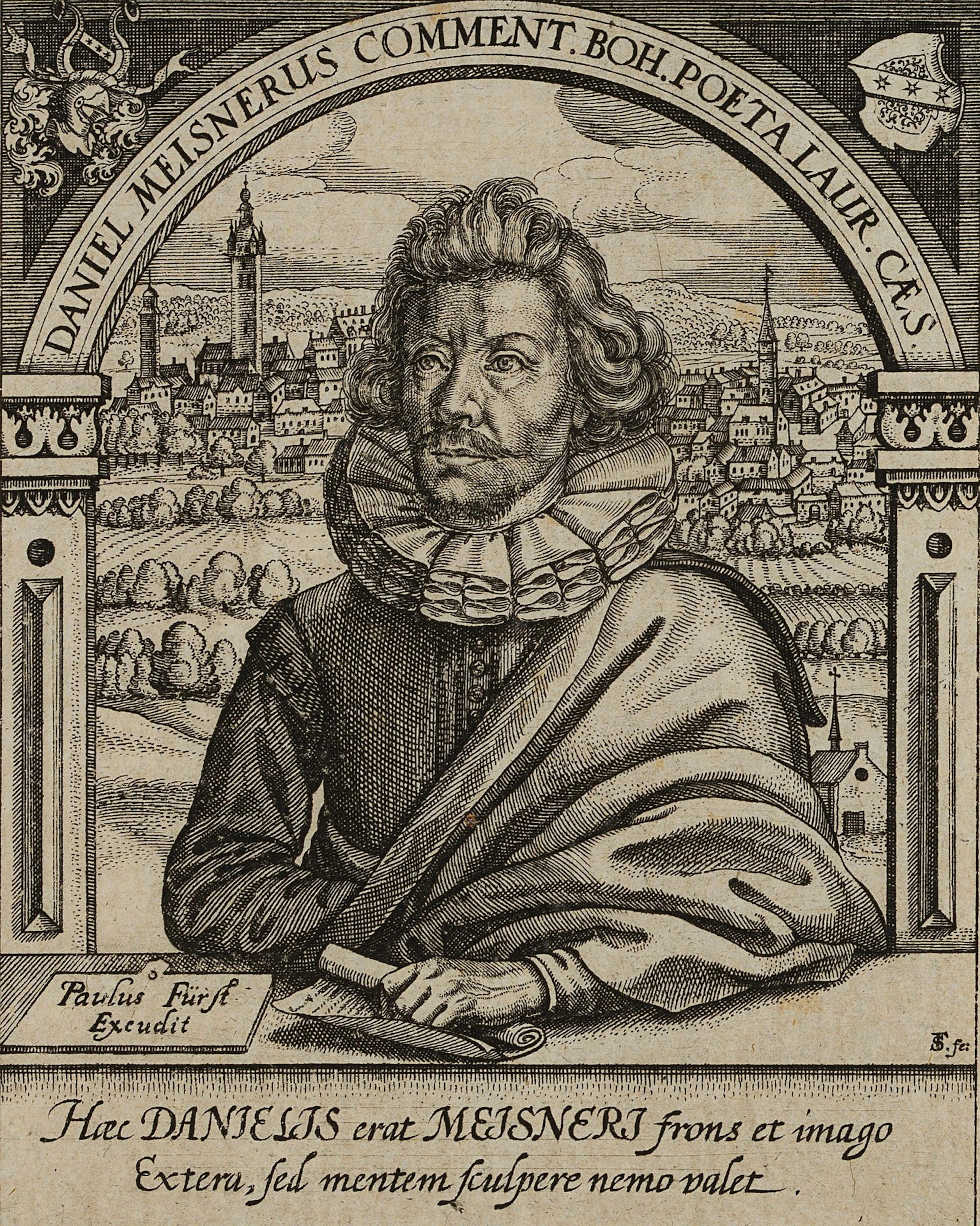 S. FURCK (1589–1655), A Portrait of Daniel Meisner Ahead of the Frankfurt
