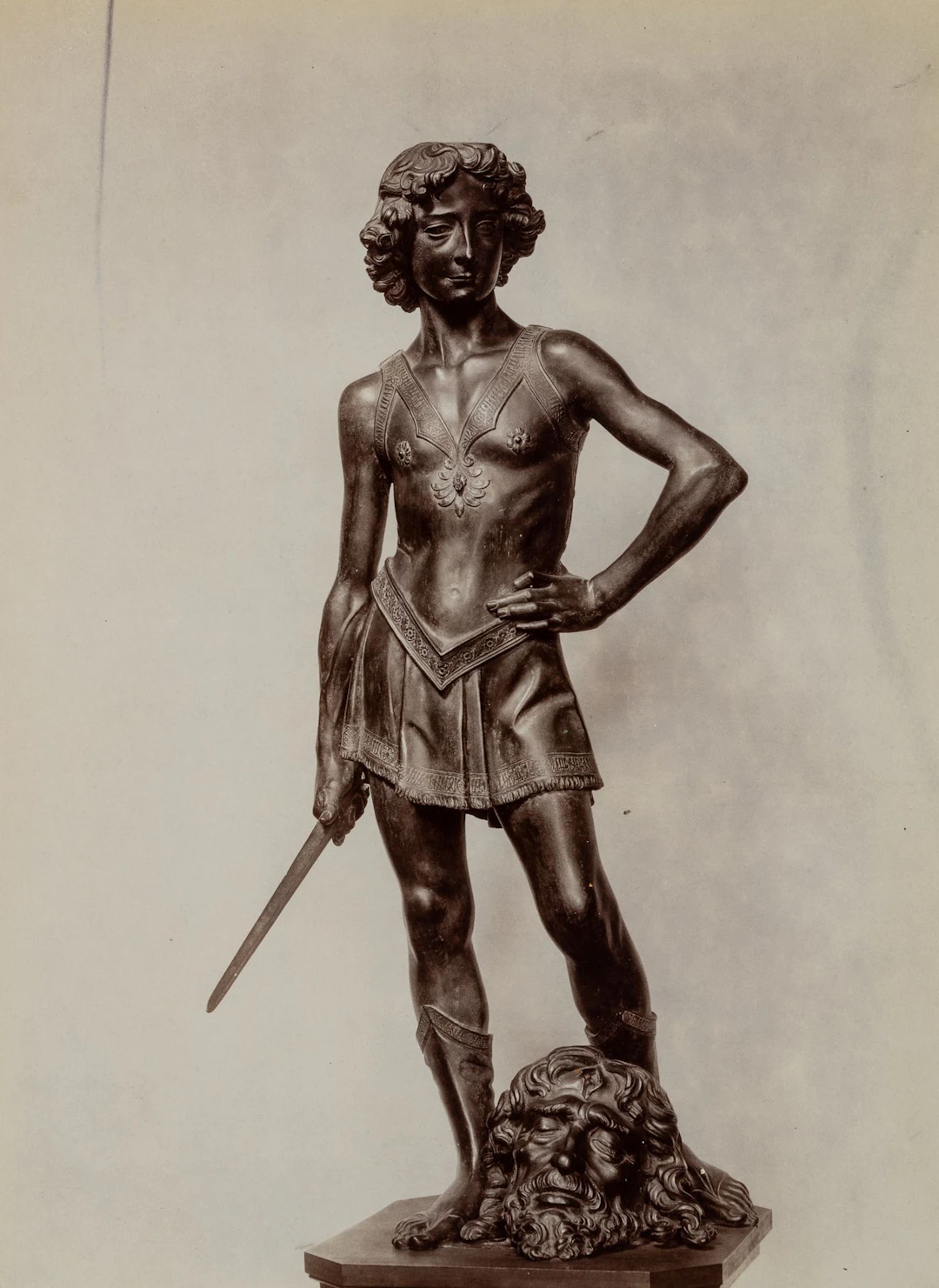 FRATELLI ALINARI (19th), David by Verrocchio, Florence, around 1880