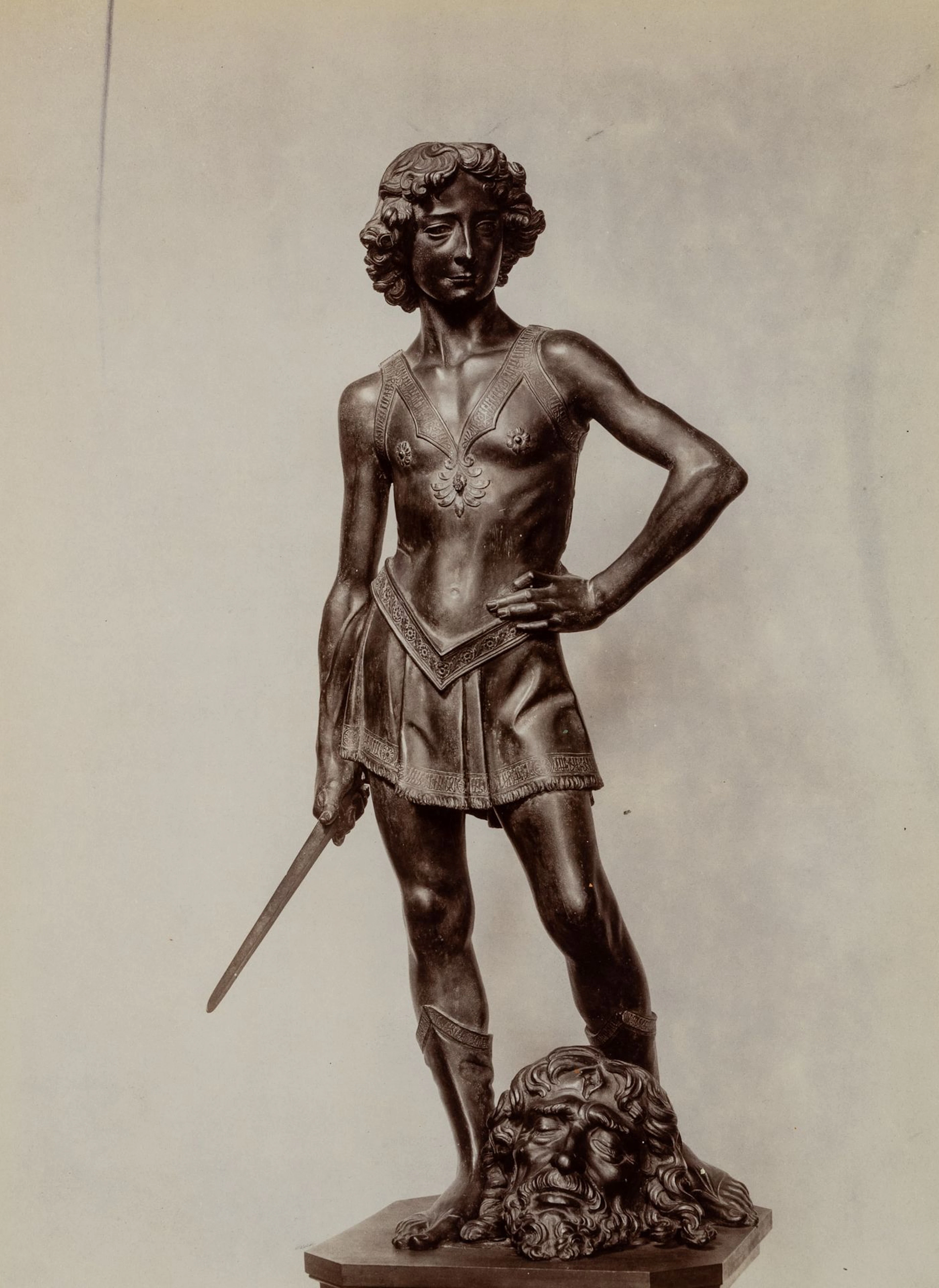 FRATELLI ALINARI (19th), David by Verrocchio, Florence, around 1880
