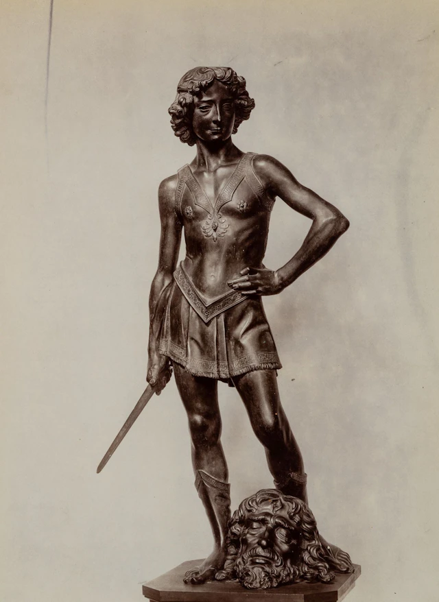 FRATELLI ALINARI (19th), David by Verrocchio, Florence, around 1880